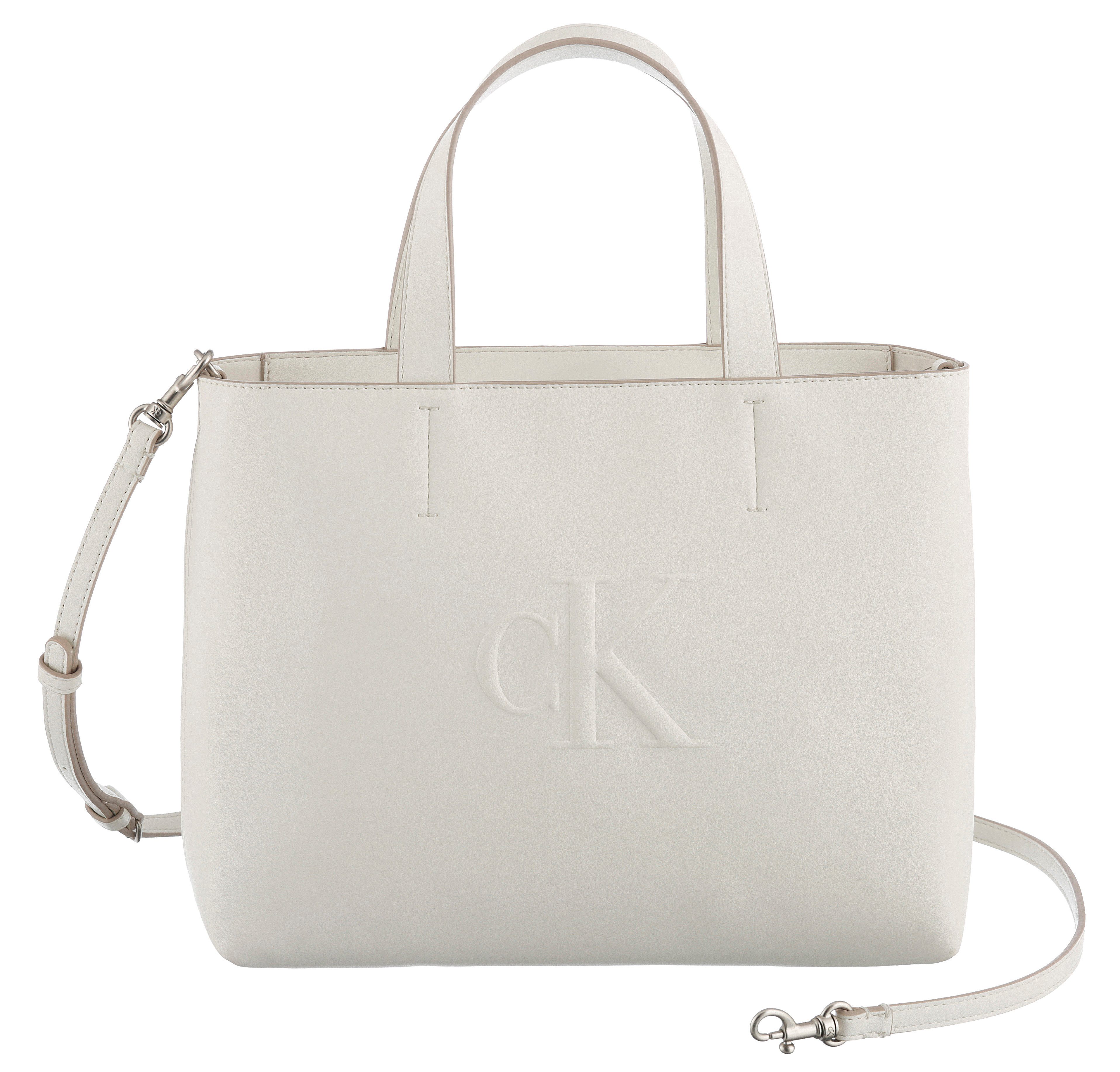 Calvin Klein Jeans Henkeltasche SCULPTED MINI EW TOTE, Shopper, große Schul günstig online kaufen