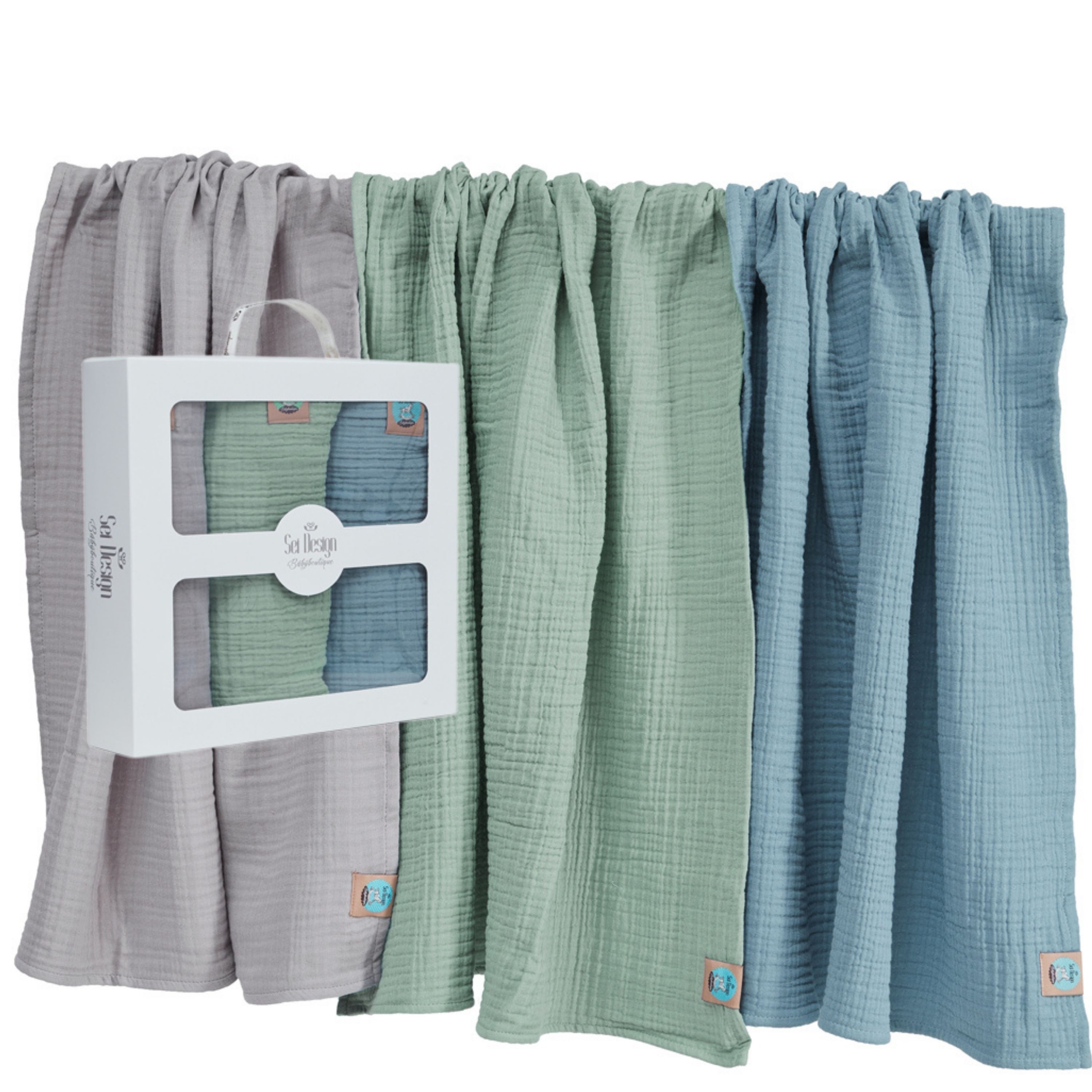 SEI Design Spucktuch Musselin 4-lagig 80x80, (Kuscheldecke - Puckdecke), in günstig online kaufen