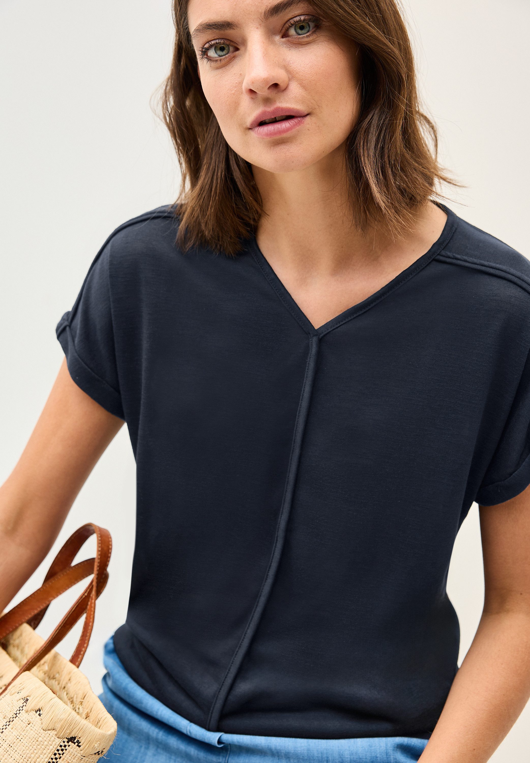 CECIL T-Shirt 2in1 Optik