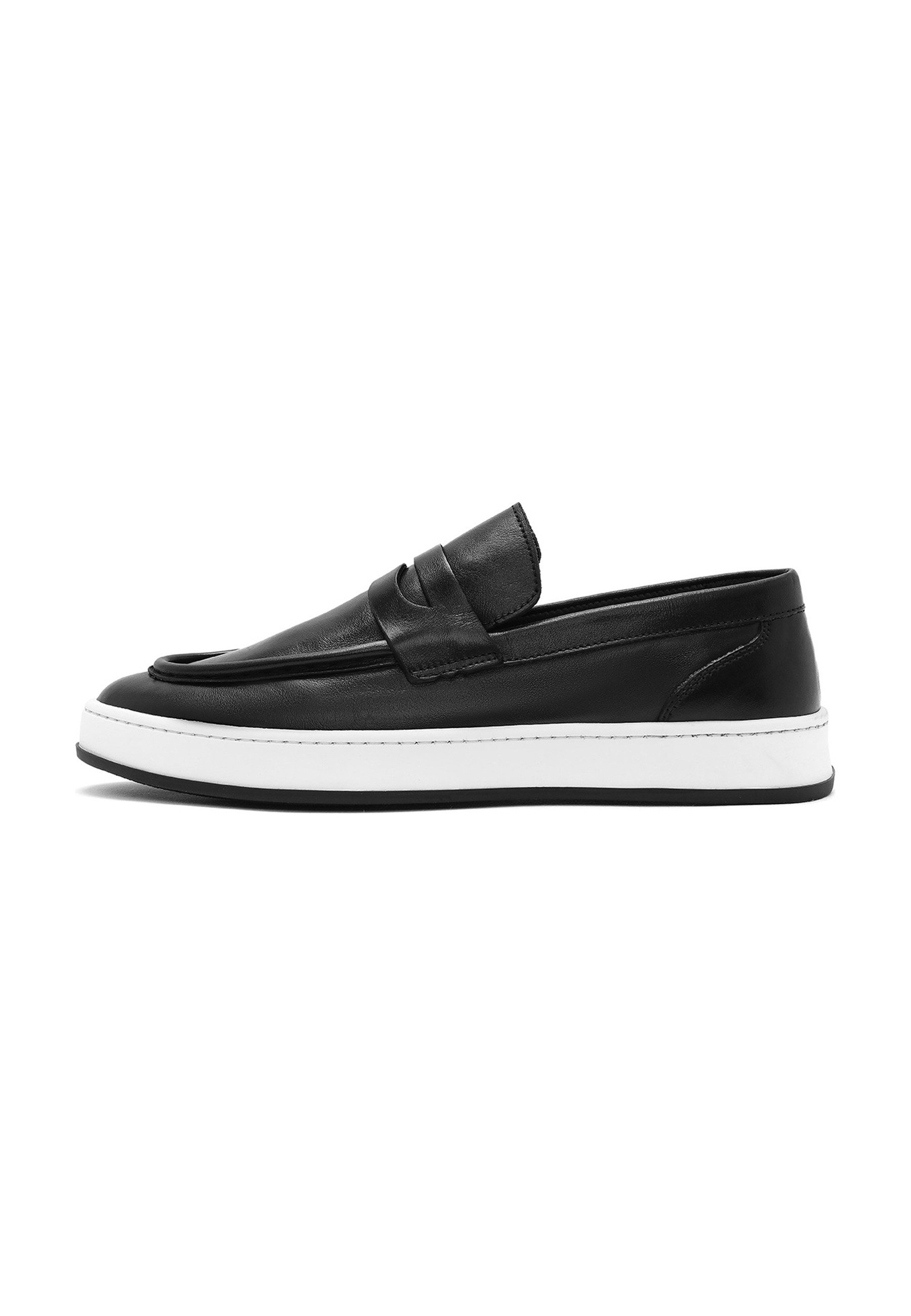 Derimod Lässige Loafer aus Leder Loafer Echtleder, Lederfutter, EVA-Sohle, Slip-On, Penny-Riemen