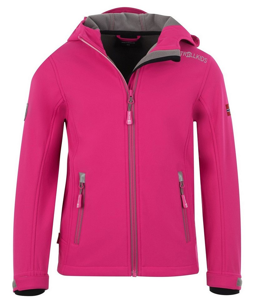 TROLLKIDS Softshelljacke Girls Trollfjord Jacket