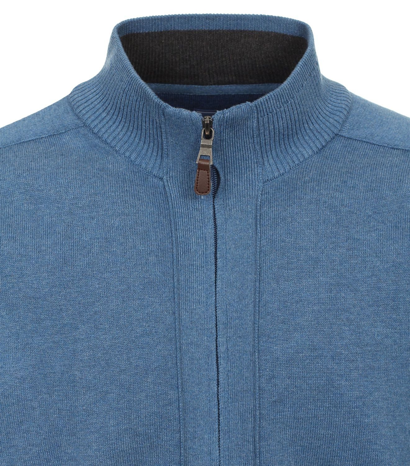 Redmond Strickjacke 681 (1-tlg) mit elastischen Bündchen an Ärmelenden und Saum