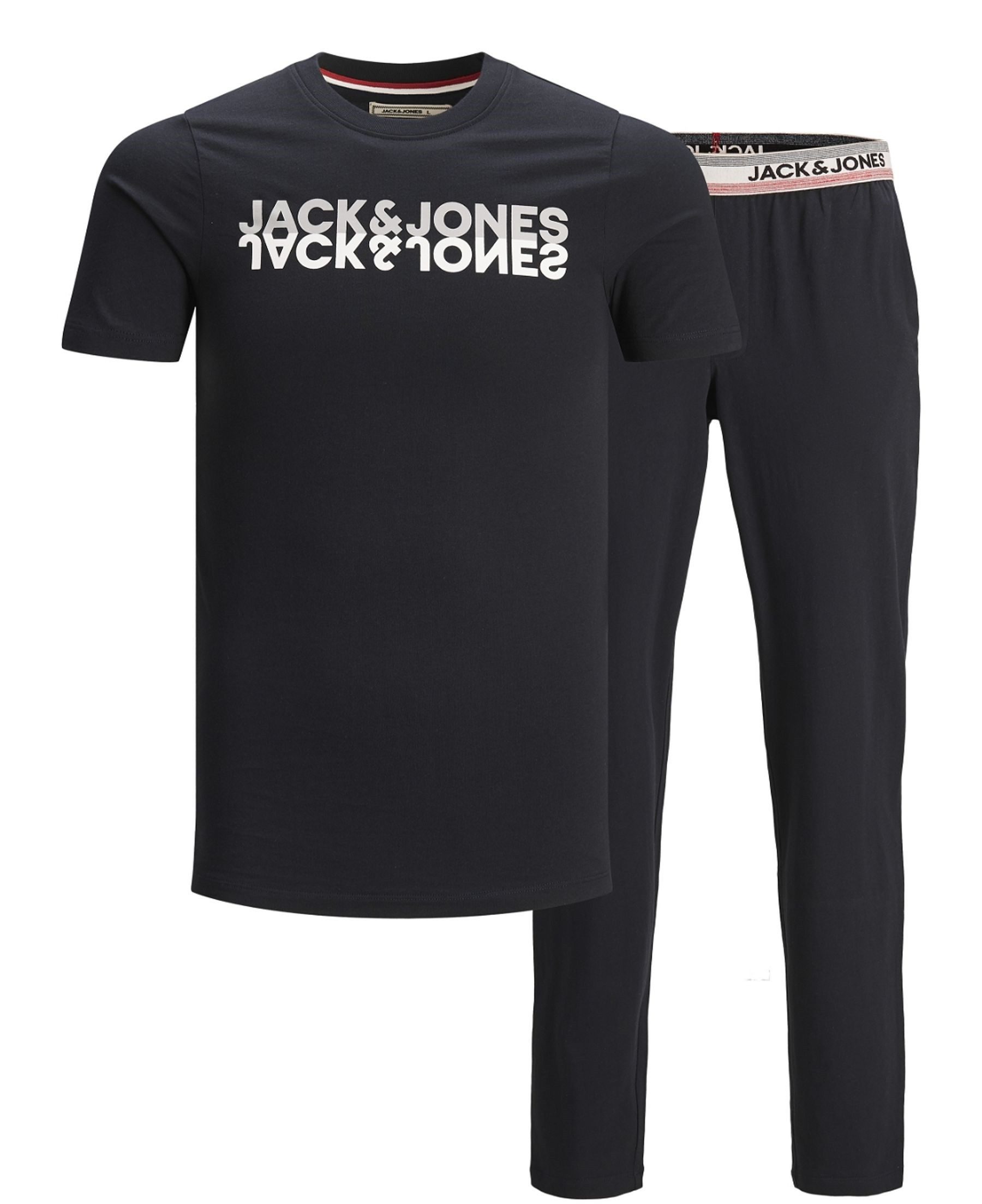 Jack & Jones Pyjama Herren Pyjama Set JACJONES LOUNGE SET S/S