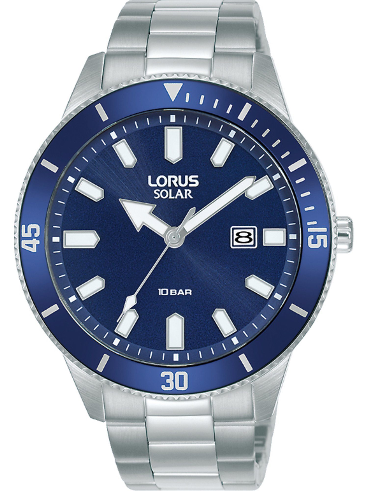 Quarzuhr Lorus Herren-Uhren Analog Solar