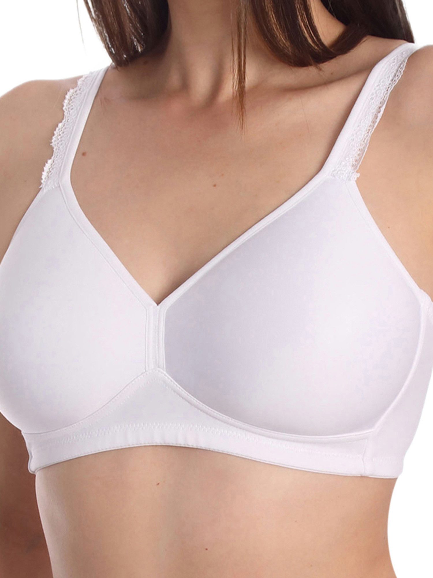 Sassa Schalen-BH Spacer-BH ohne Bügel FUNCTIONAL BRAS (Spar-Set, 2-tlg) Atmungsaktive Spacer-Cups, Funktionsrücken mit Powernet-Verstärkung
