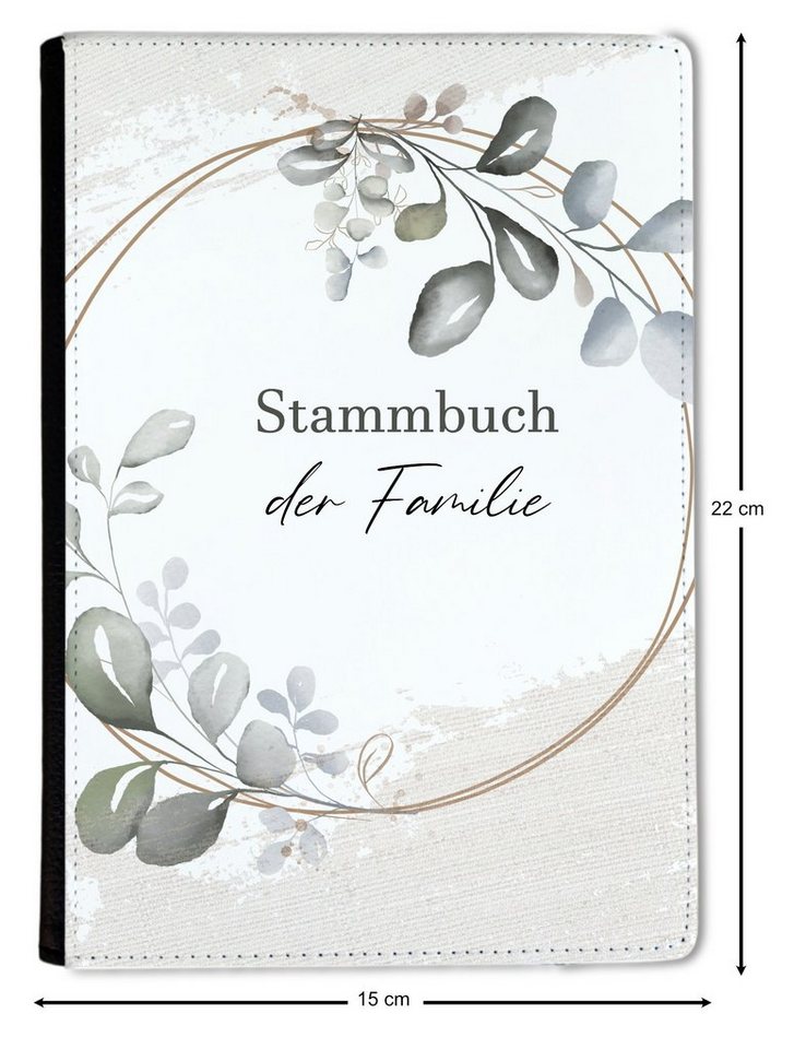 Thumbnail - CreaDesign Notizbuch Stammbuch A5 Watercoler Pastell Blau