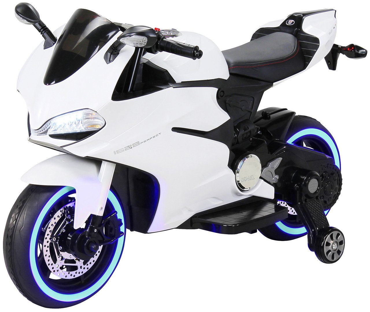 Elektro-Kindermotorrad 1299SS - Kinder Elektro Motorrad inkl. Soundmodul & Bremsautomatik