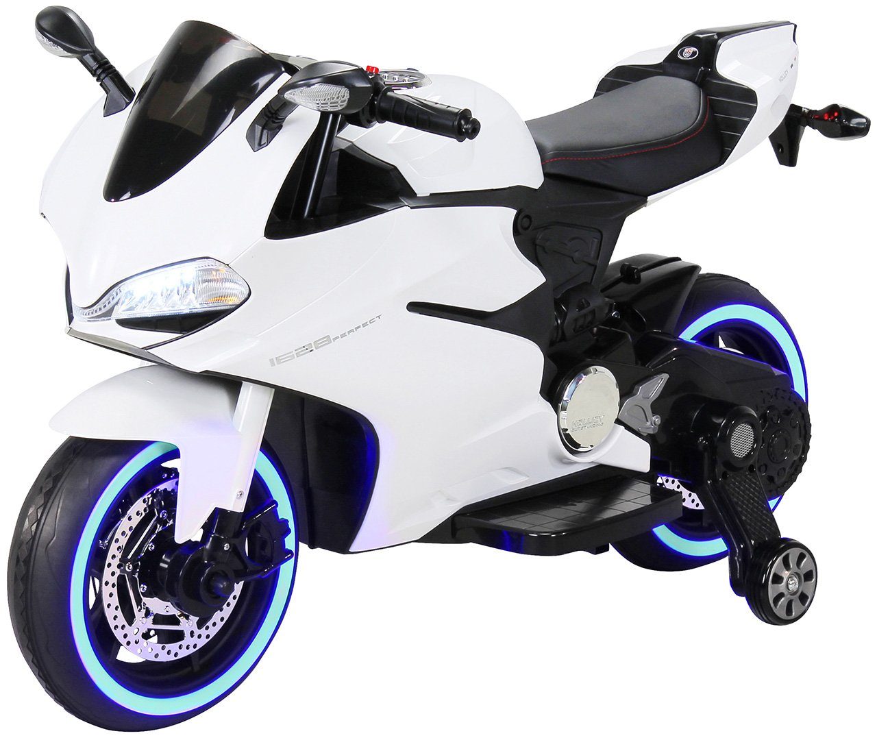 Actionbikes Motors Elektro-Kindermotorrad »Kinder Elektro Motorrad 1299SS  inkl. Soundmodul«, Belastbarkeit 30 kg, (1-tlg), Zuladung 30 kg -  Bremsautomatik - Spielzeug ab 3 Jahre