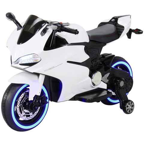 Actionbikes Motors Elektro-Kindermotorrad 1299SS - Kinder Elektro Motorrad inkl. Soundmodul & Bremsautomatik, Belastbarkeit 30 kg, (1-tlg), Kinder Auto Fahrzeug Spielzeug ab 3 Jahre elektrisch