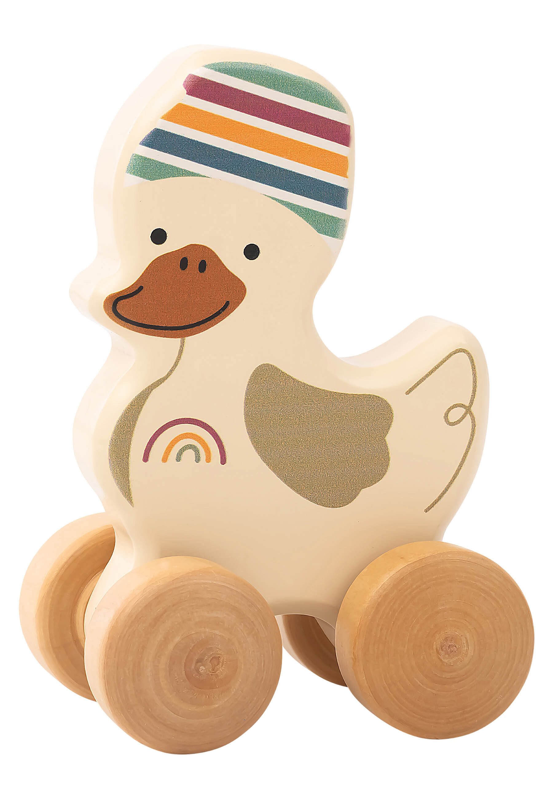Sterntaler® Nachziehtier Rollspielzeug Holz ENTE Edda, (1-tlg)