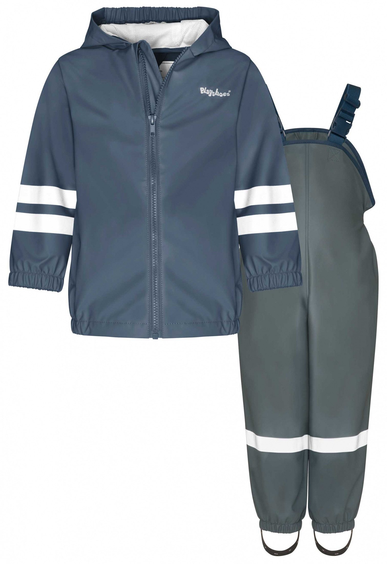 Playshoes Regenjacke Regen-Set Latzhose Basic