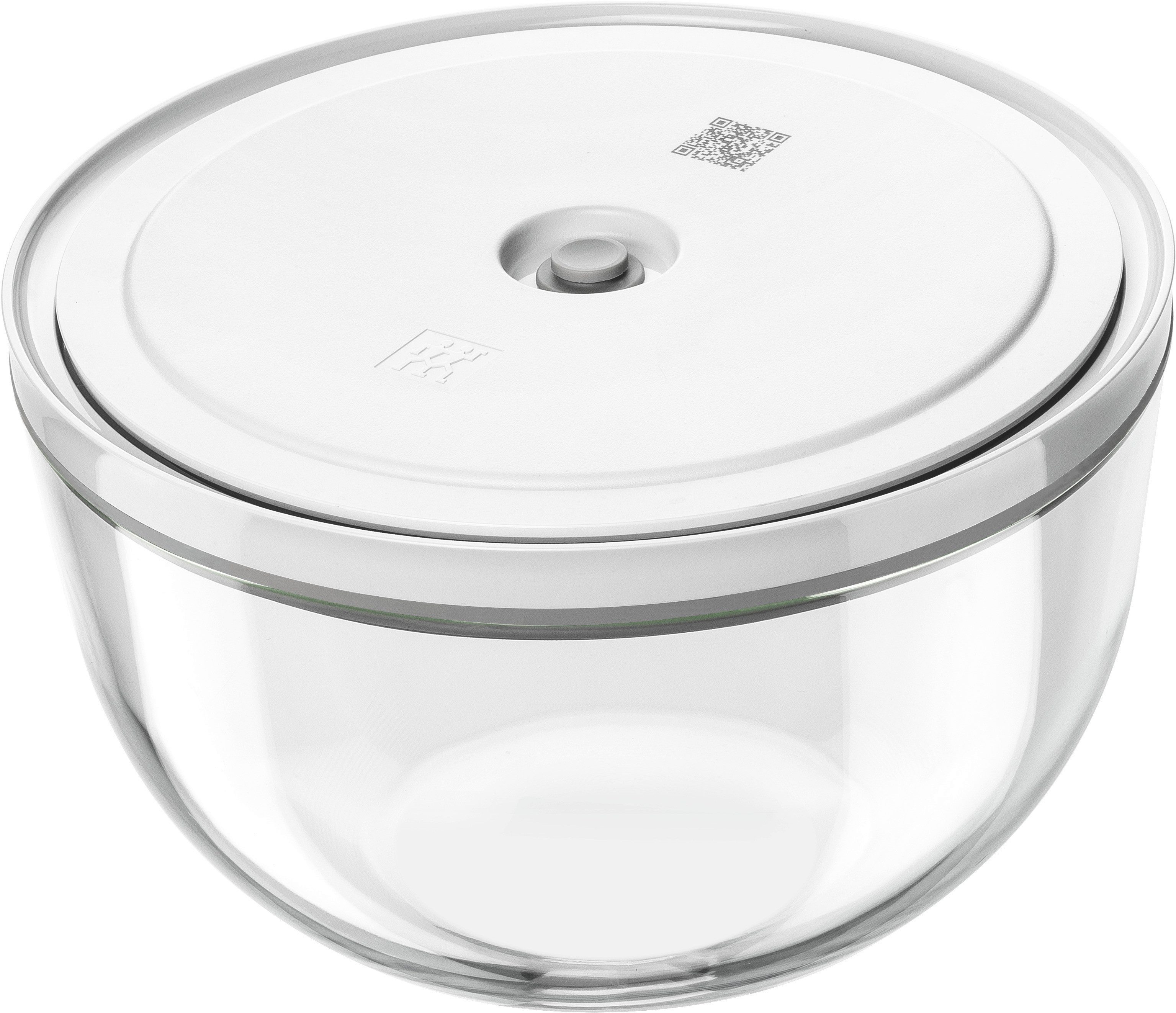 Zwilling Aufbewahrungsschüssel Fresh & Save BOWLS, Glas, (2-tlg., Schüssel inkl. Deckel), Vakuumschüssel L / 24 cm, Glas