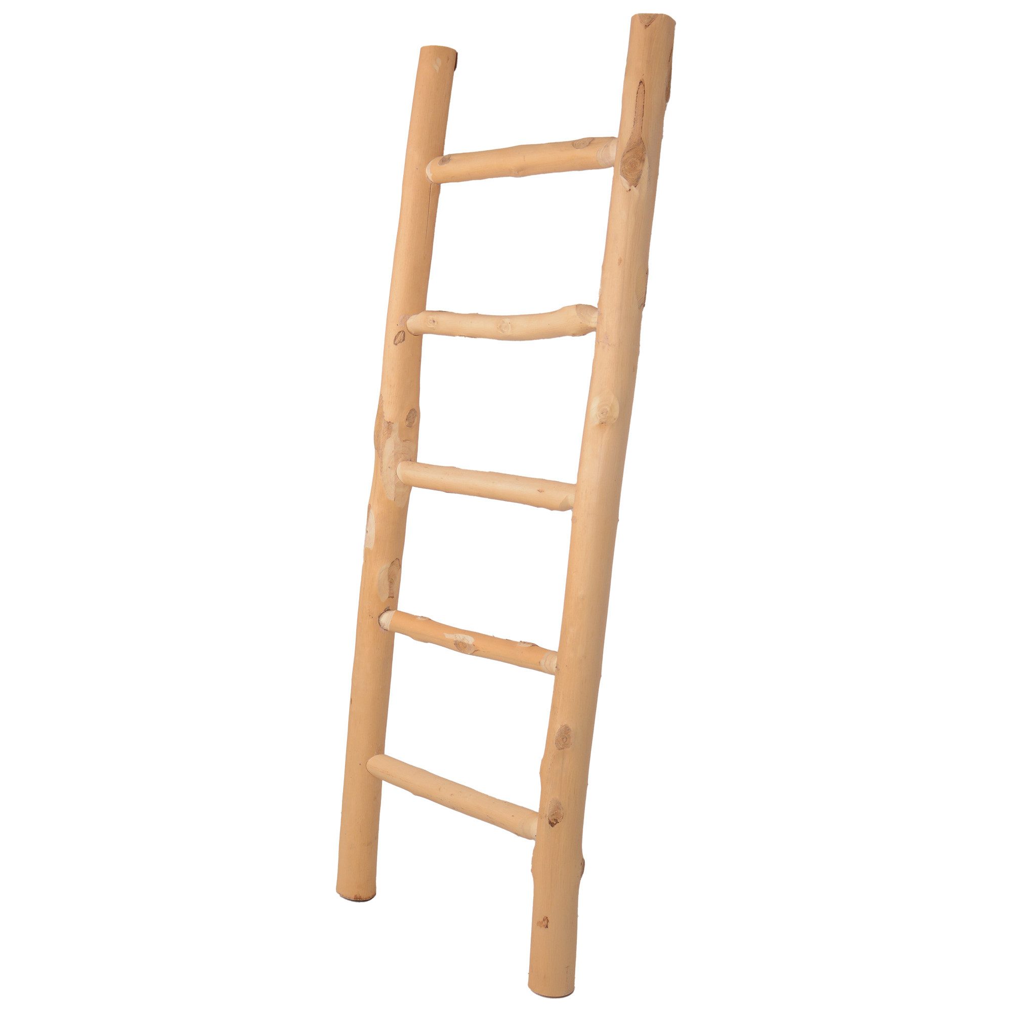 UNUS HOME Regalleiter Deko-Holzleiter (120cm, naturfarben), handtuchhalter, günstig online kaufen