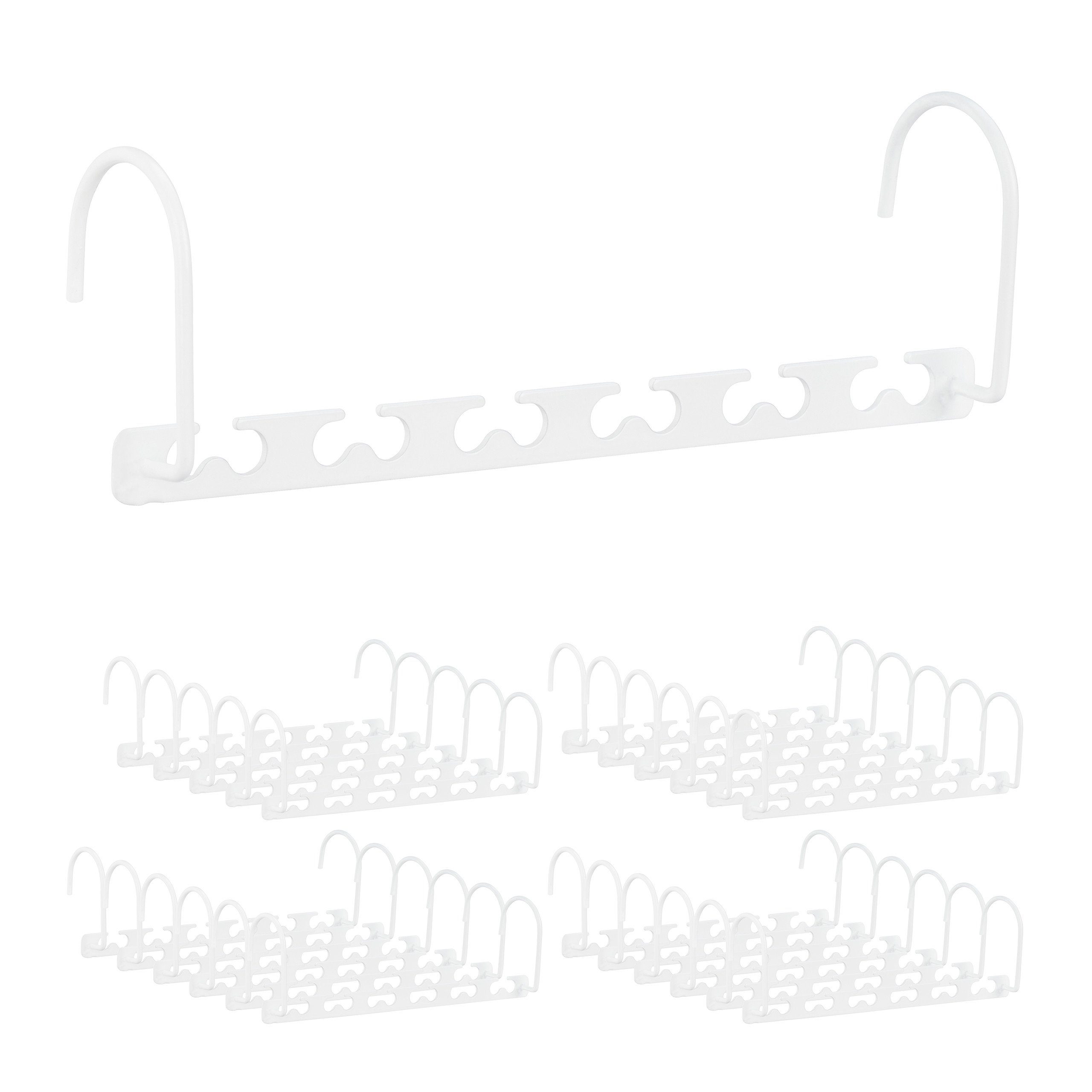 Mehrfach-Kleiderbügel 24 x Metall Raumsparbügel