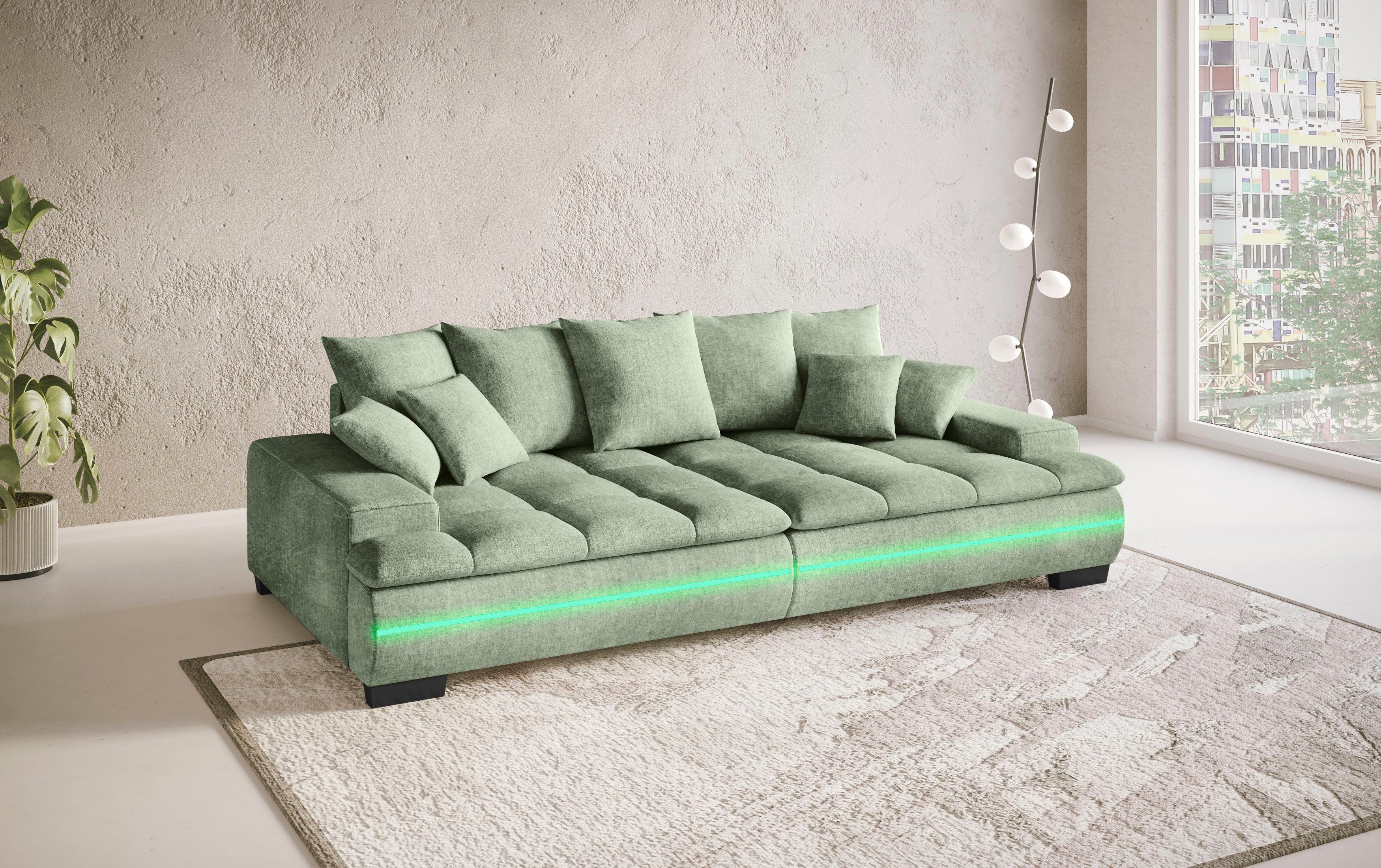 Mr. Couch Big-Sofa Haiti II, RGB-LED günstig online kaufen