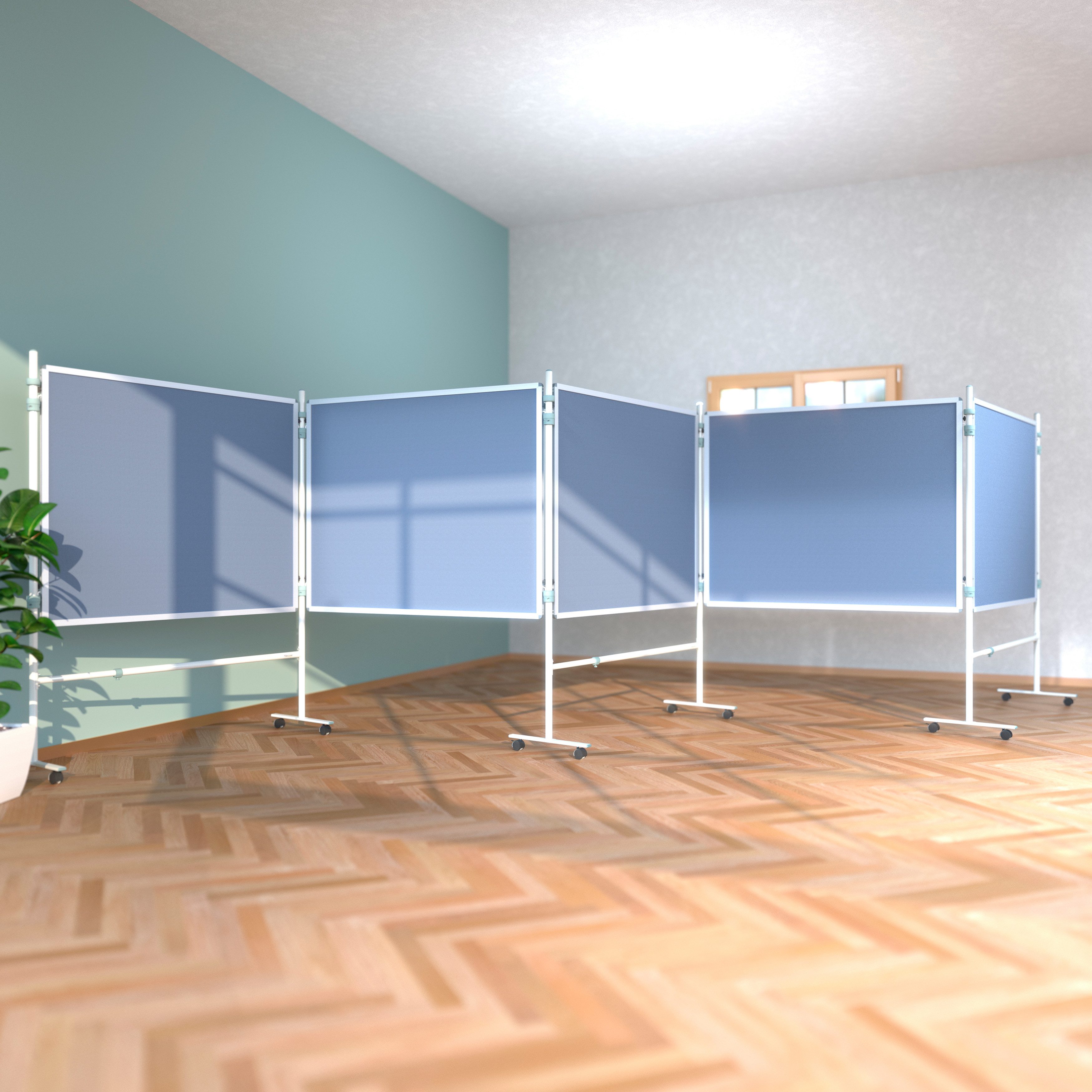 Betzold Stellwand Pinnwand, 150 x 120 cm (5 St)