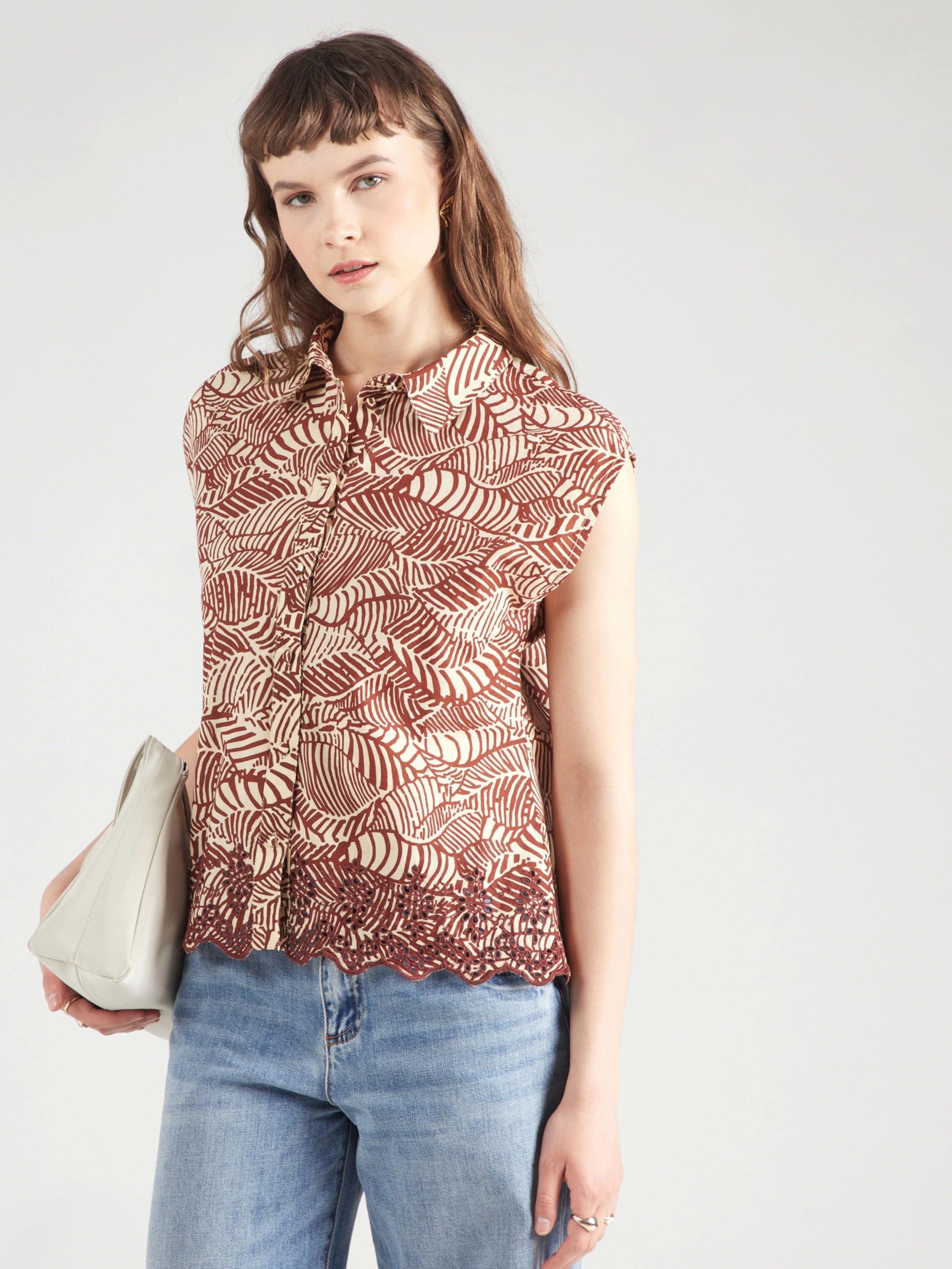 ONLY Funktionsbluse ONLLOU (1-tlg) Lochmuster