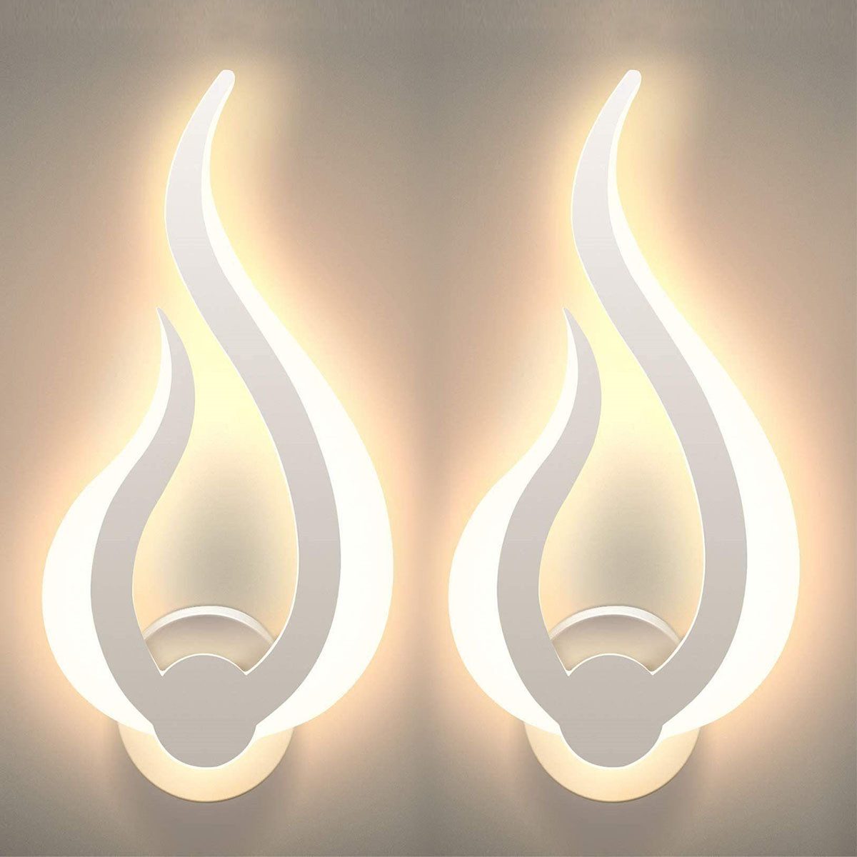 oyajia Wandleuchte Fackel Design LED Wandleuchte günstig online kaufen