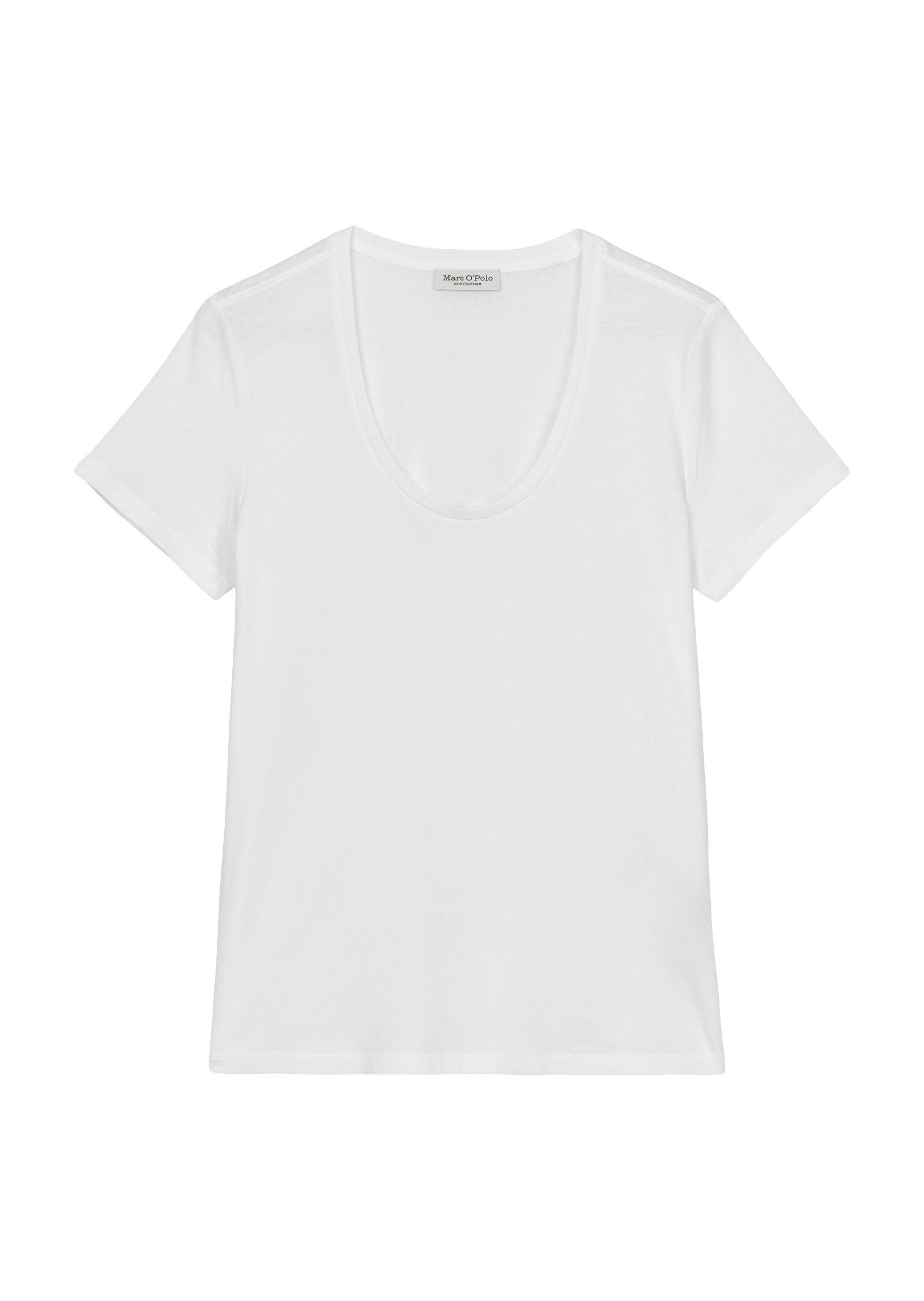 Marc O'Polo T-Shirt aus Organic weiß Single Jersey Cotton