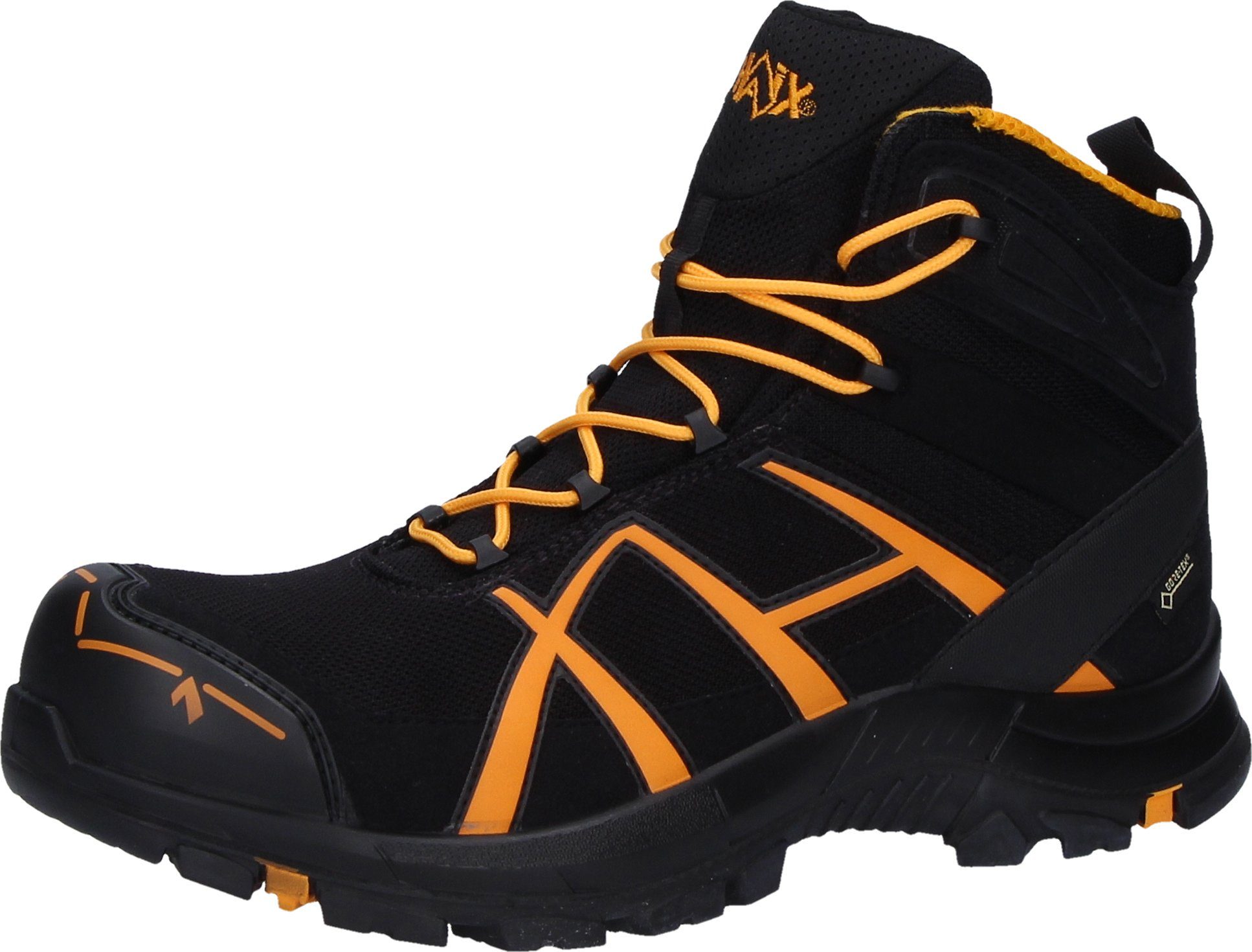 Safety Arbeitsschuh Eagle mid haix black/orange schwarz/orange Black 40.1