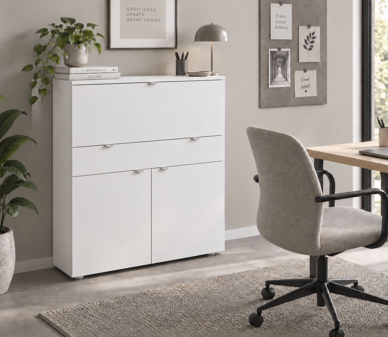 borchardt Möbel Sekretär Dolly, platzsparend, Home-Office-Schreibtisch, Breite 110 cm, Made in Germany