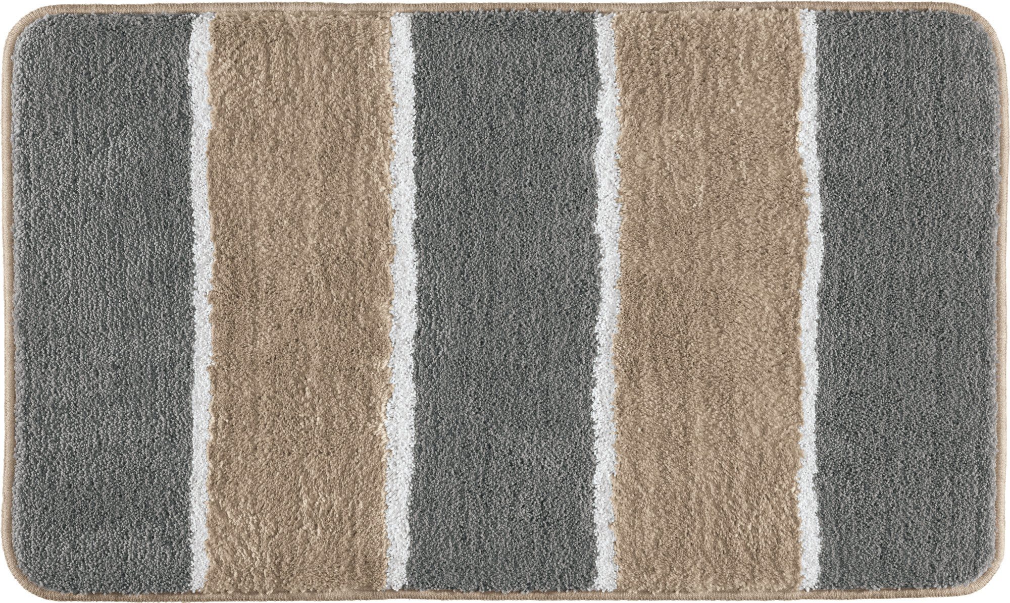 REDBEST Badematte Badematte, Höhe 18 mm, eckig, Streifen günstig online kaufen