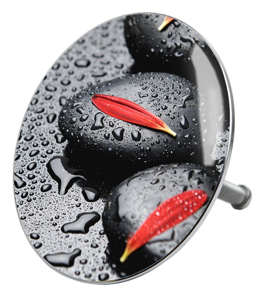 Sanilo Badewannenstöpsel Elegance, Ø 7.2 cm, hochwertig, universell, mit Motiv, 100% wasserdicht