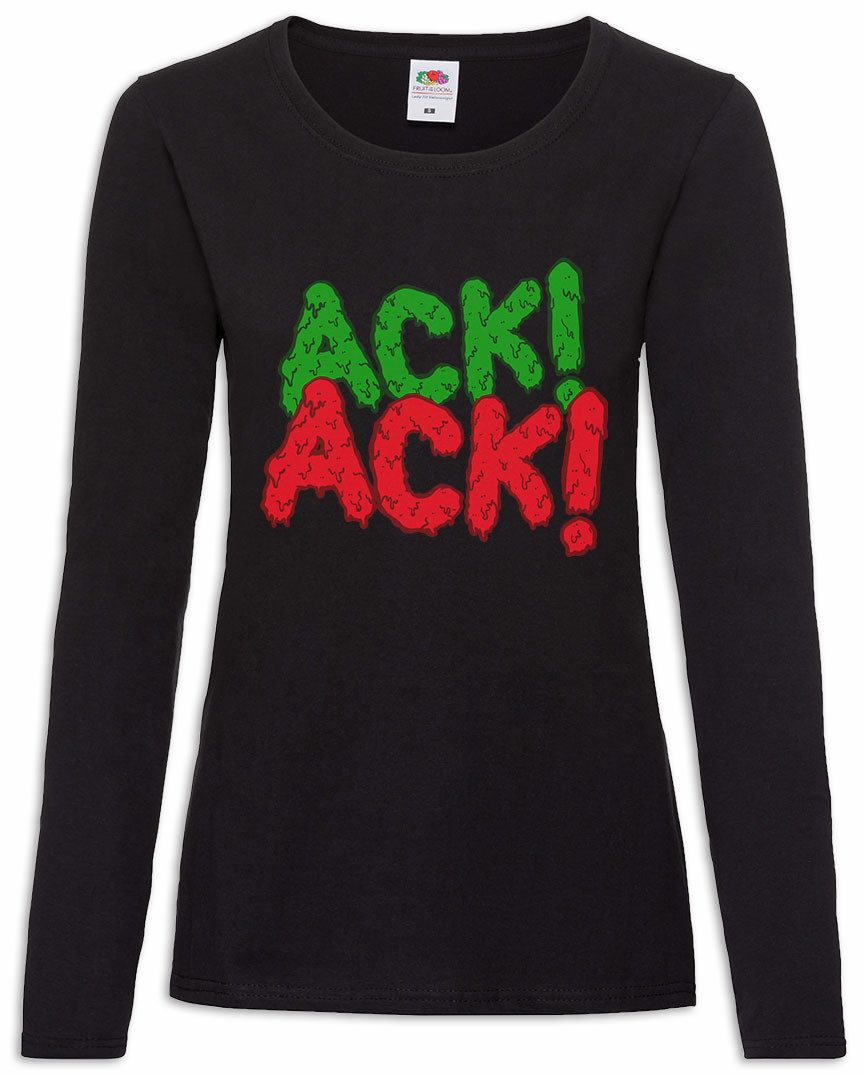 Urban Backwoods Langarmshirt Urban Backwoods Ack Ack Damen Langarmshirt Mars Alien Ufo Attacks (1-tlg) Martians Marsianer James Dale