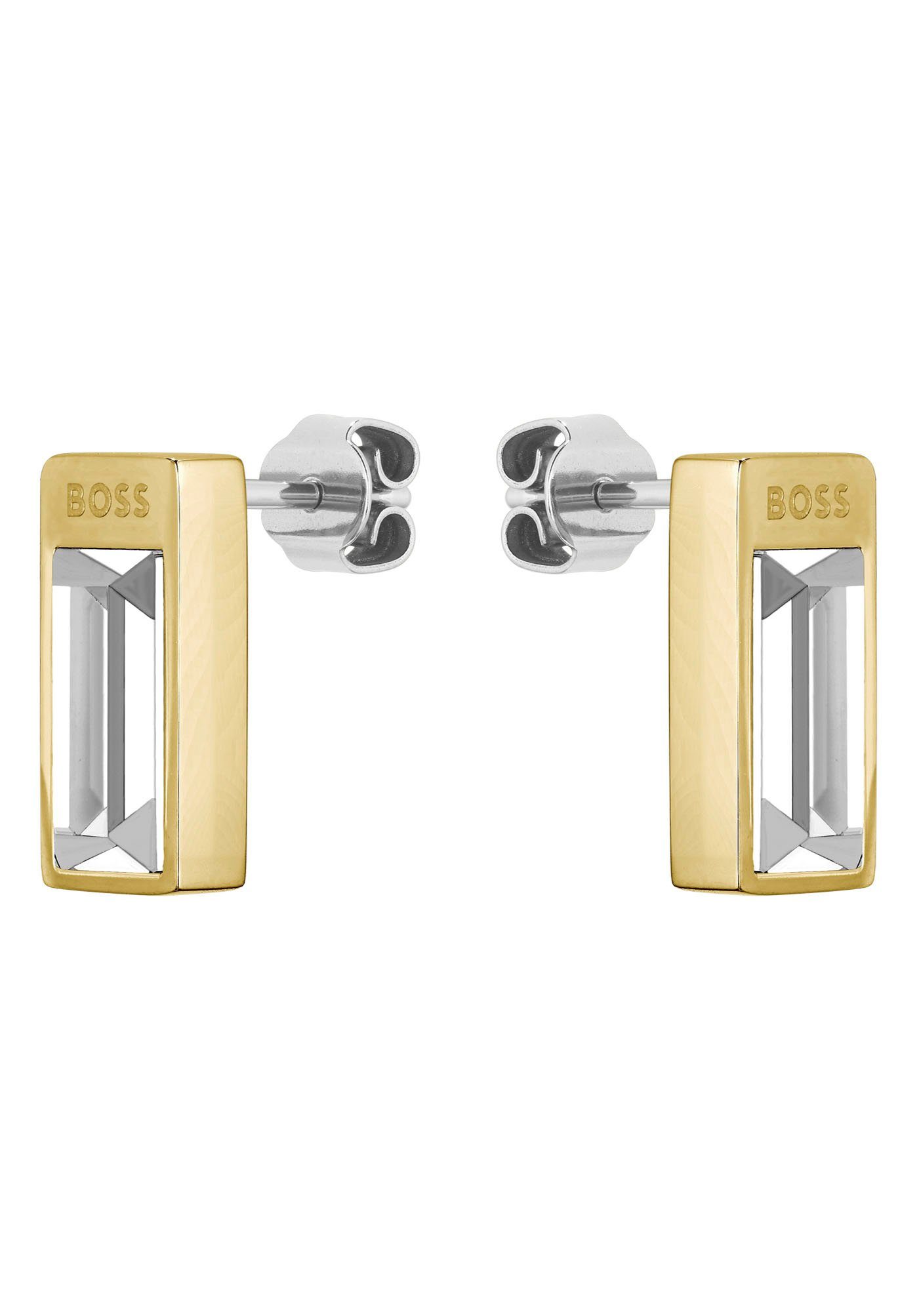 BOSS Paar Ohrstecker Schmuck Edelstahl O... BOSS Paar Ohrstecker Schmuck Edelstahl O...