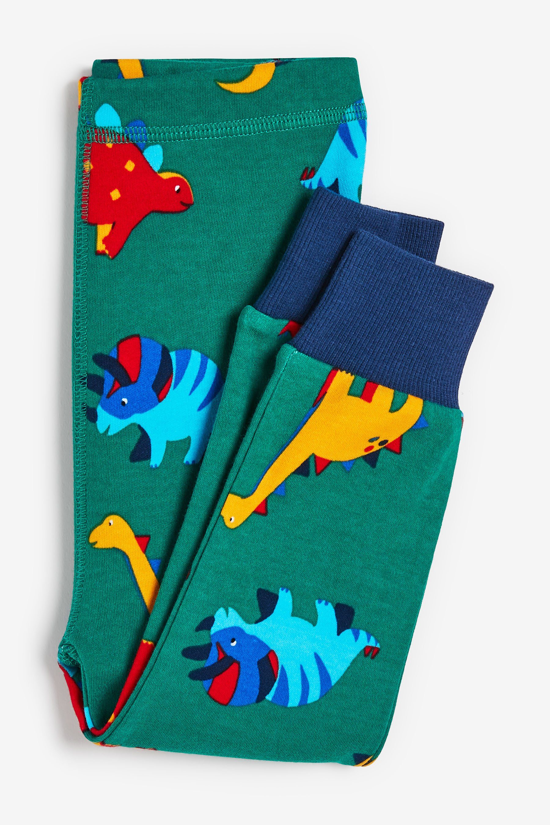 Next Pyjama Dino tlg) Stripe Kuschelpyjamas, 3er-Pack Blue/Red/Green (6