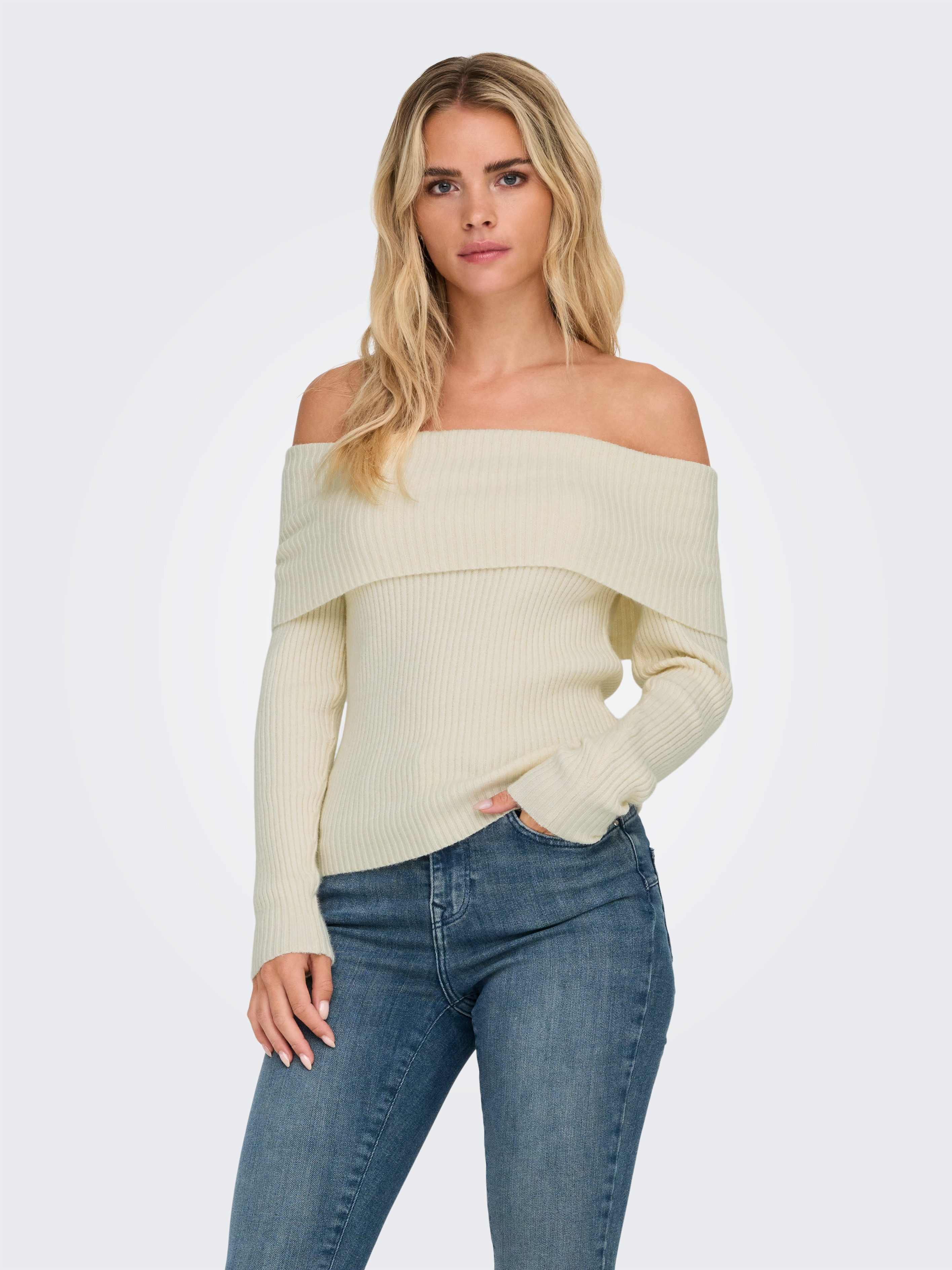 ONLY Strickpullover ONLKATIA LIFE LS OFF SHOULDER KNT NOOS günstig online kaufen