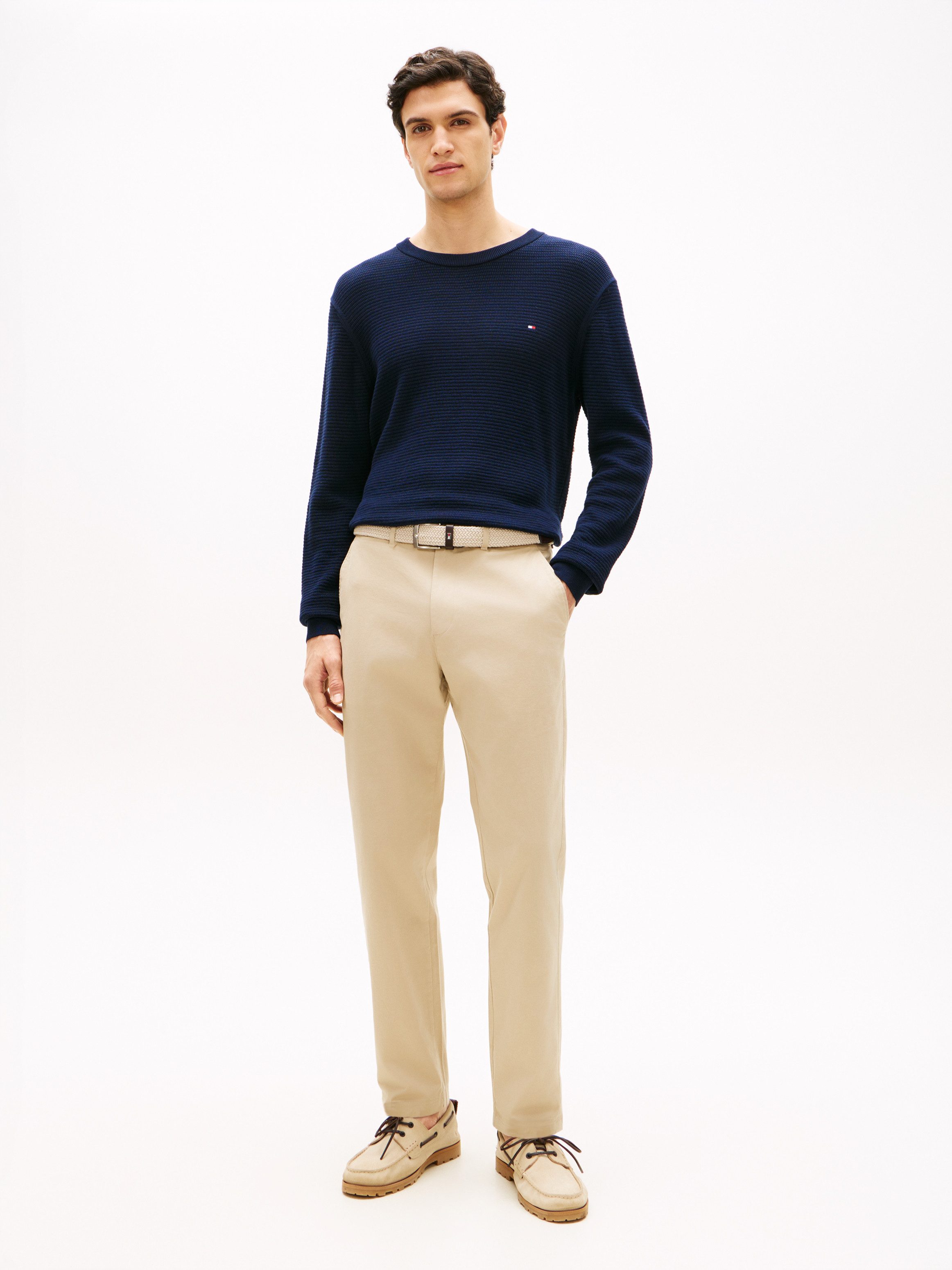 Tommy Hilfiger Chinohose HARLEM ESSENTIAL Tapered Leg, Basic, schlichtes Design – Bild 3 von 5