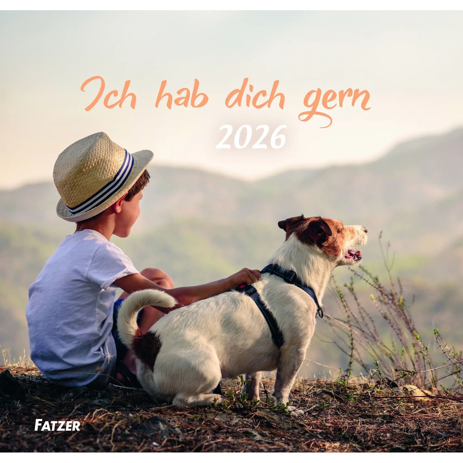 Wandkalender Ich hab dich gern 2026
