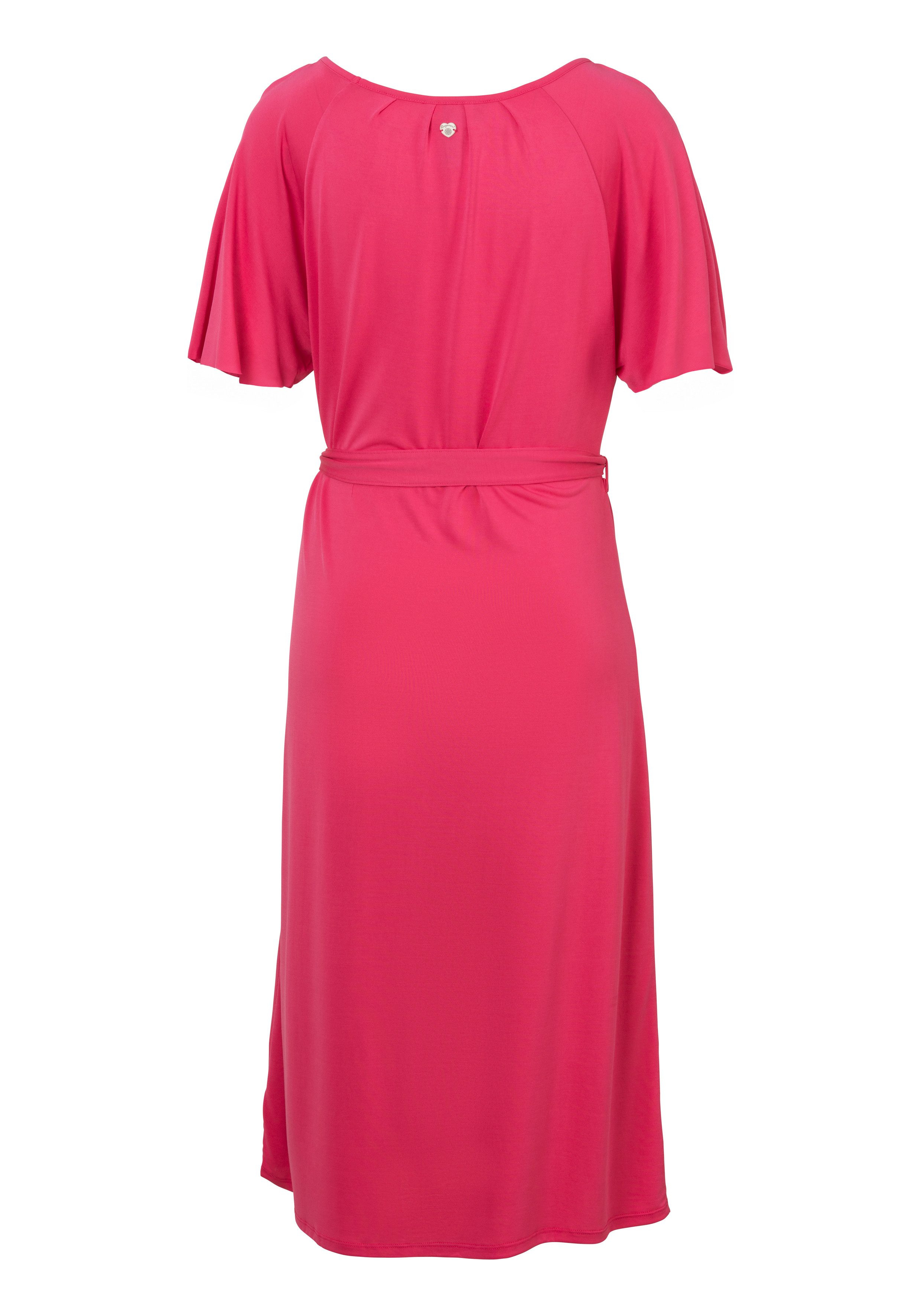 Ragwear Sommerkleid POZY kniebedeckend, Materialmix aus Modal und Polyester, in Jersey-Qualität