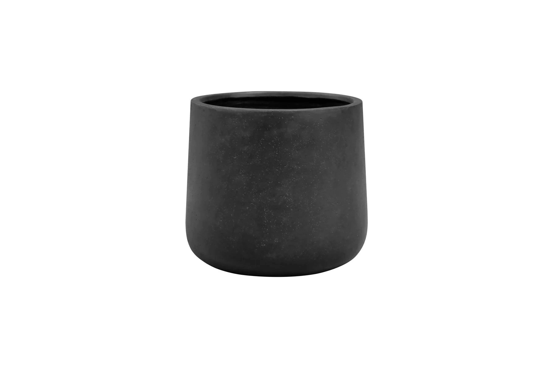 aplanta Blumentopf Pflanztopf Kiesel schwarz, 44X37