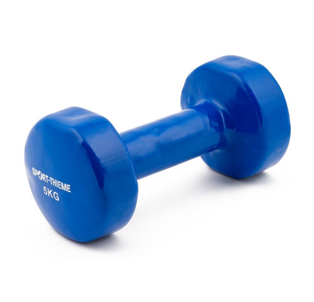Sport-Thieme Kurzhantel Fausthantel Vinyl, 12 Gewichtsstufen für individuelles Krafttraining