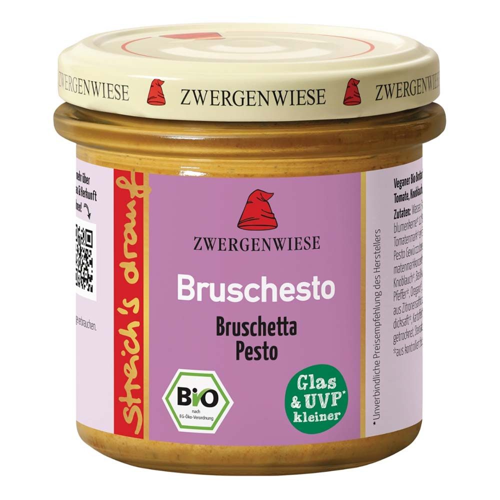 Zwergenwiese Herzhafter Brotaufstrich Streich's drauf - Bruschesto 135g