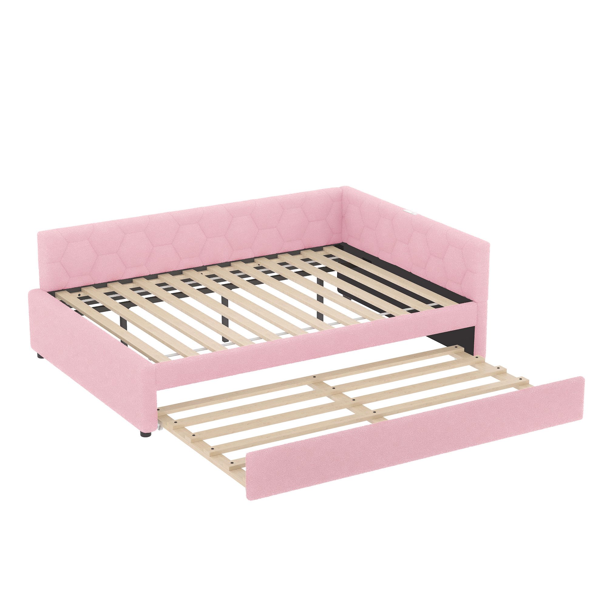 MODFU Schlafsofa Polsterbett Tagesbett, mit Ausziehbett, günstig online kaufen