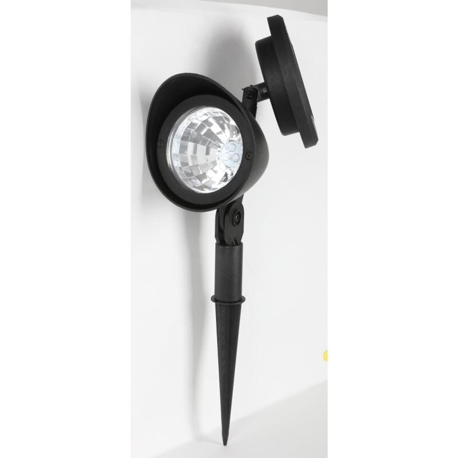 BURI Gartenstecker Solar Spotlight Wegeleuchten IP44 Gartenstecker Außen Beleuchtung