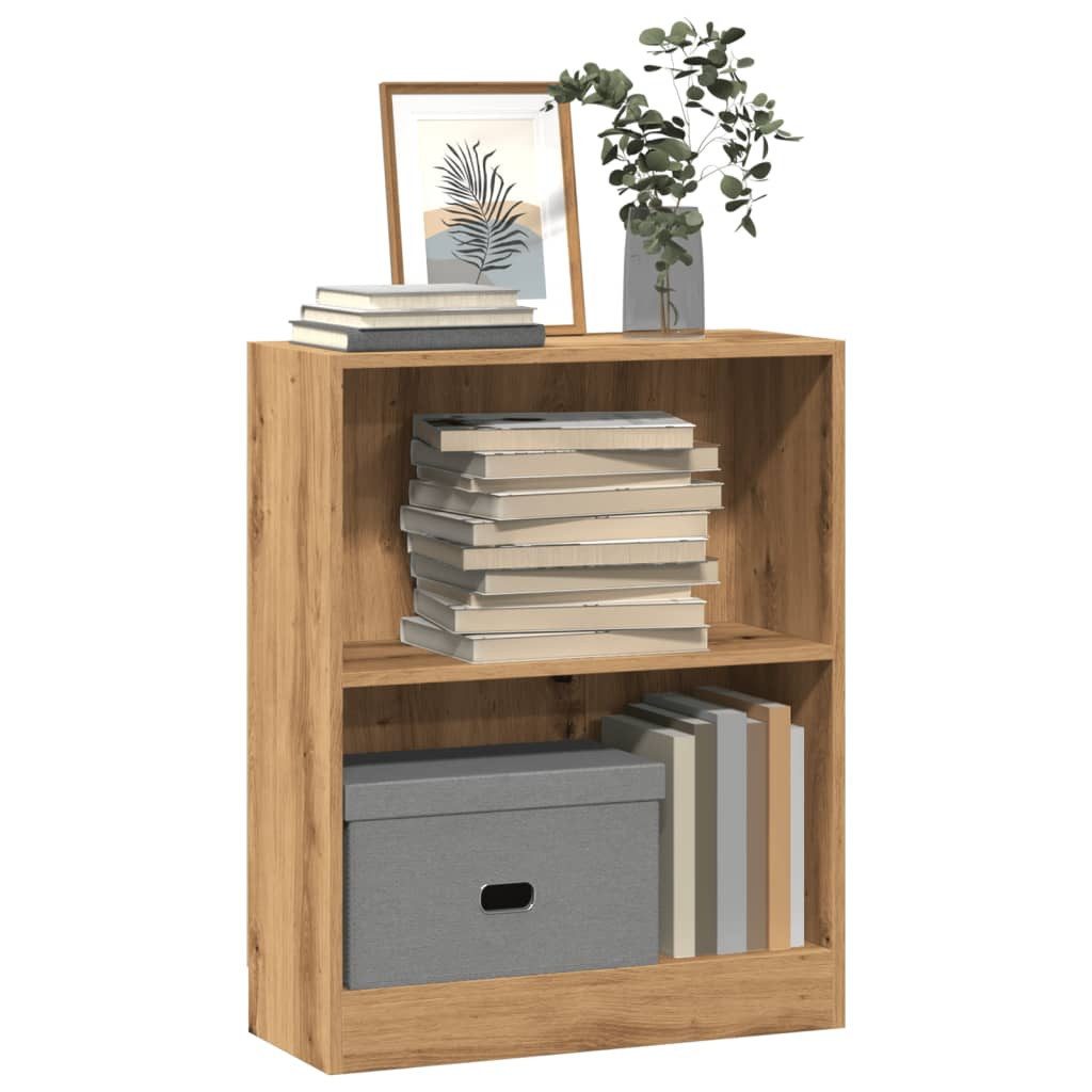 vidaXL Bücherregal Bücherregal Artisan-Eiche 60x24x76 cm Holzwerkstoff, 1-tlg.