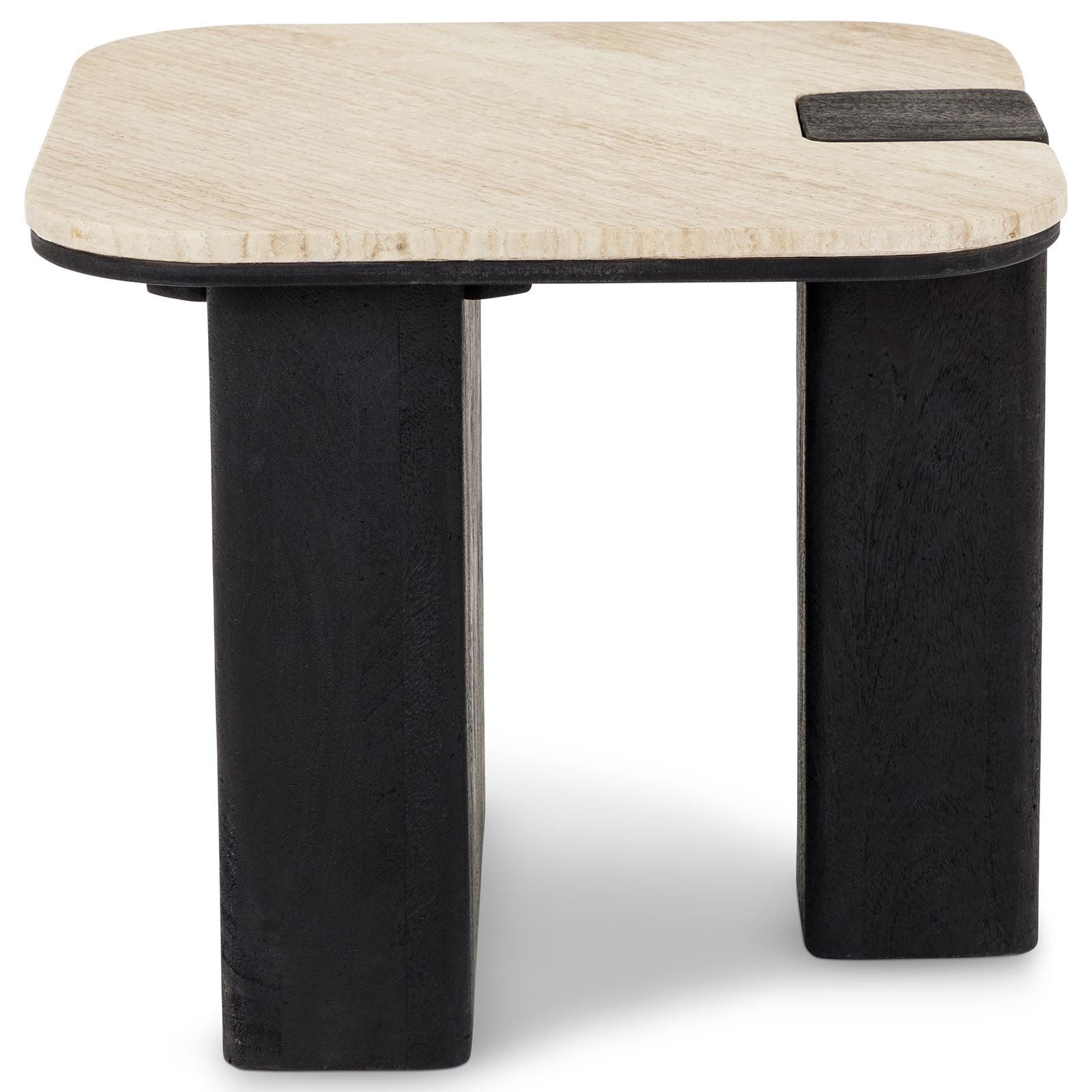 IDIMEX Couchtisch DELHI, Beistelltisch 50 cm aus Travertin und Mango Massiv günstig online kaufen