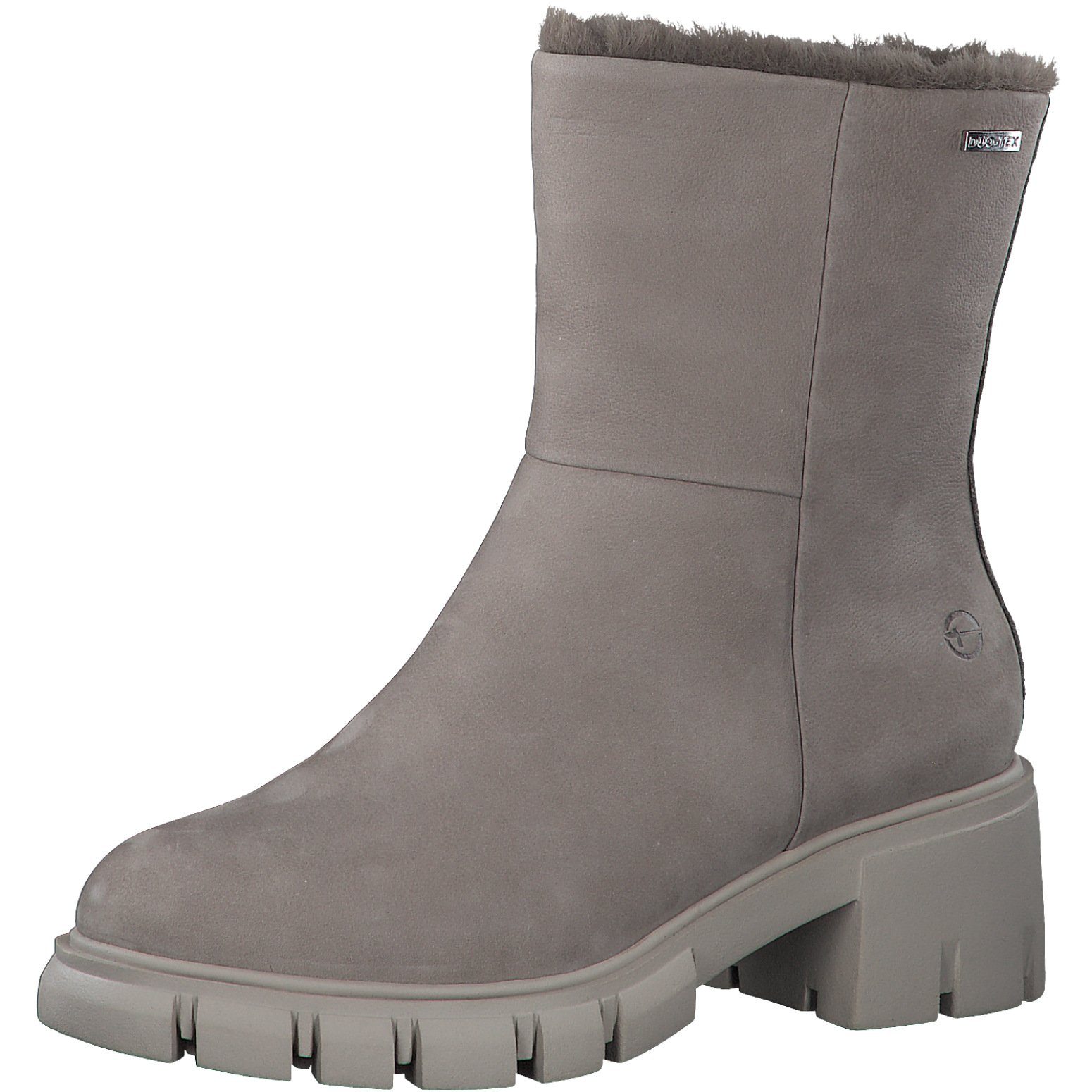 Tamaris DUO-TEX Damen Stiefelette 1-26417-41-341 TAUPE Stiefel