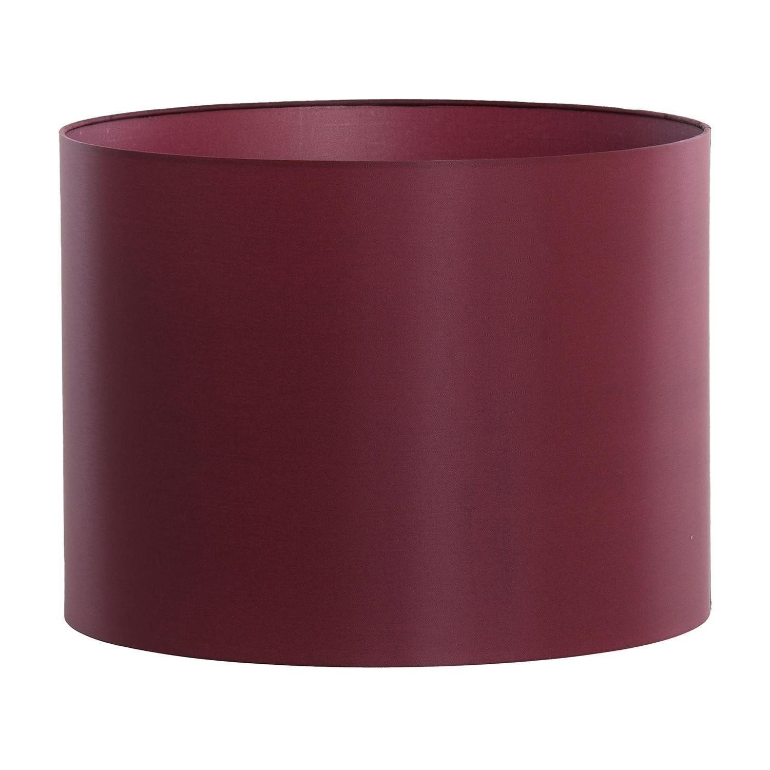 Light & Living Lampenschirm IMANI, Burgund, Textil, ohne Lampenfuß, Ø 25 x 18 cm