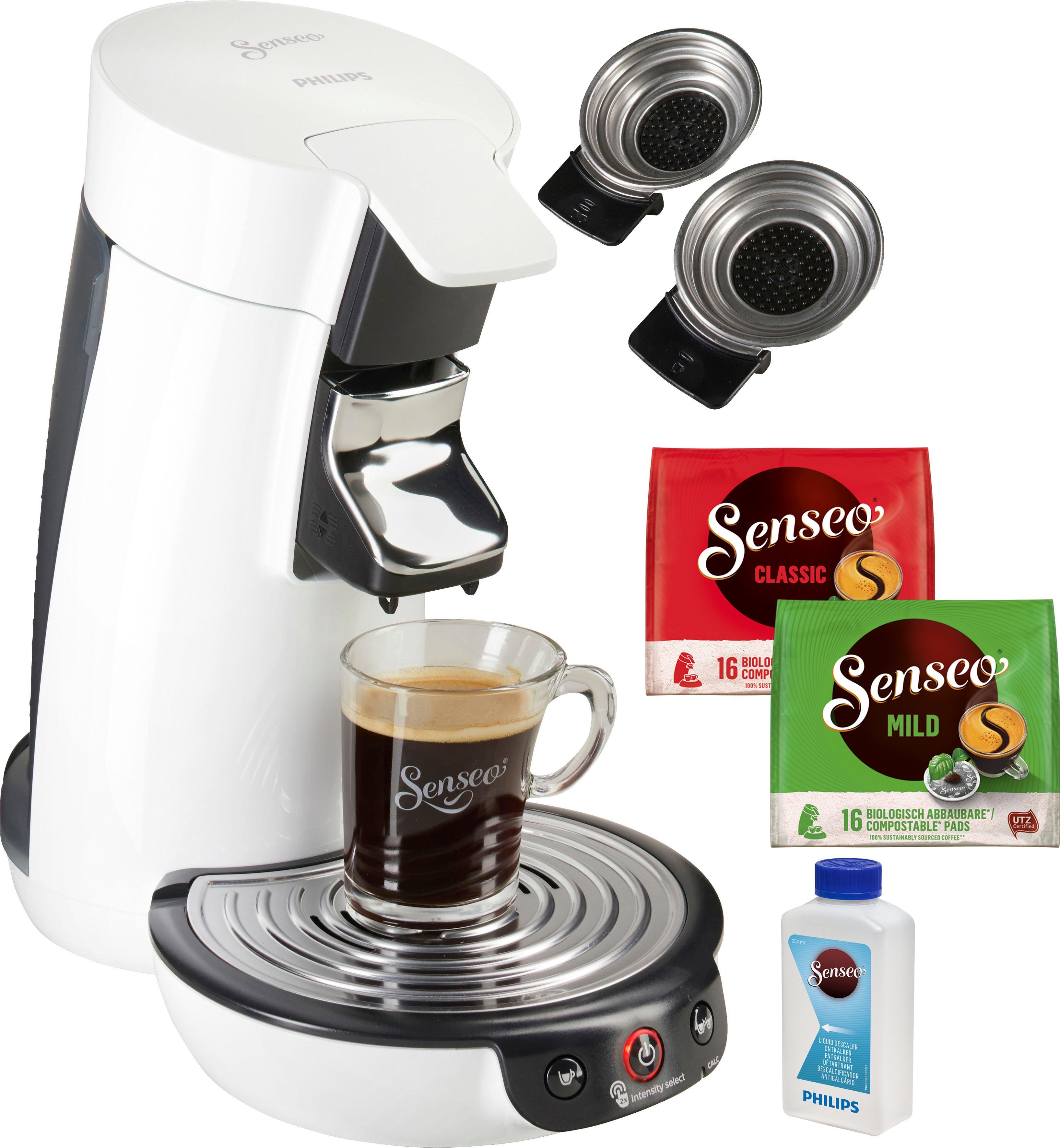 Senseo Kaffeepadmaschine SENSEO® Viva Café HD6563/00, inkl. Gratis-Zugaben  im Wert von 14,- UVP online kaufen | OTTO