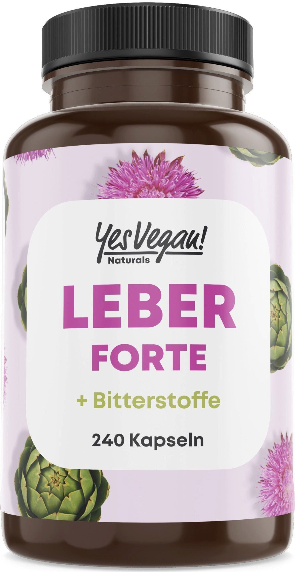 Yes Vegan Yes Vegan Naturals Leber Komplex + Bitterstoffe Kapseln Kapseln, 220 St., 99 g