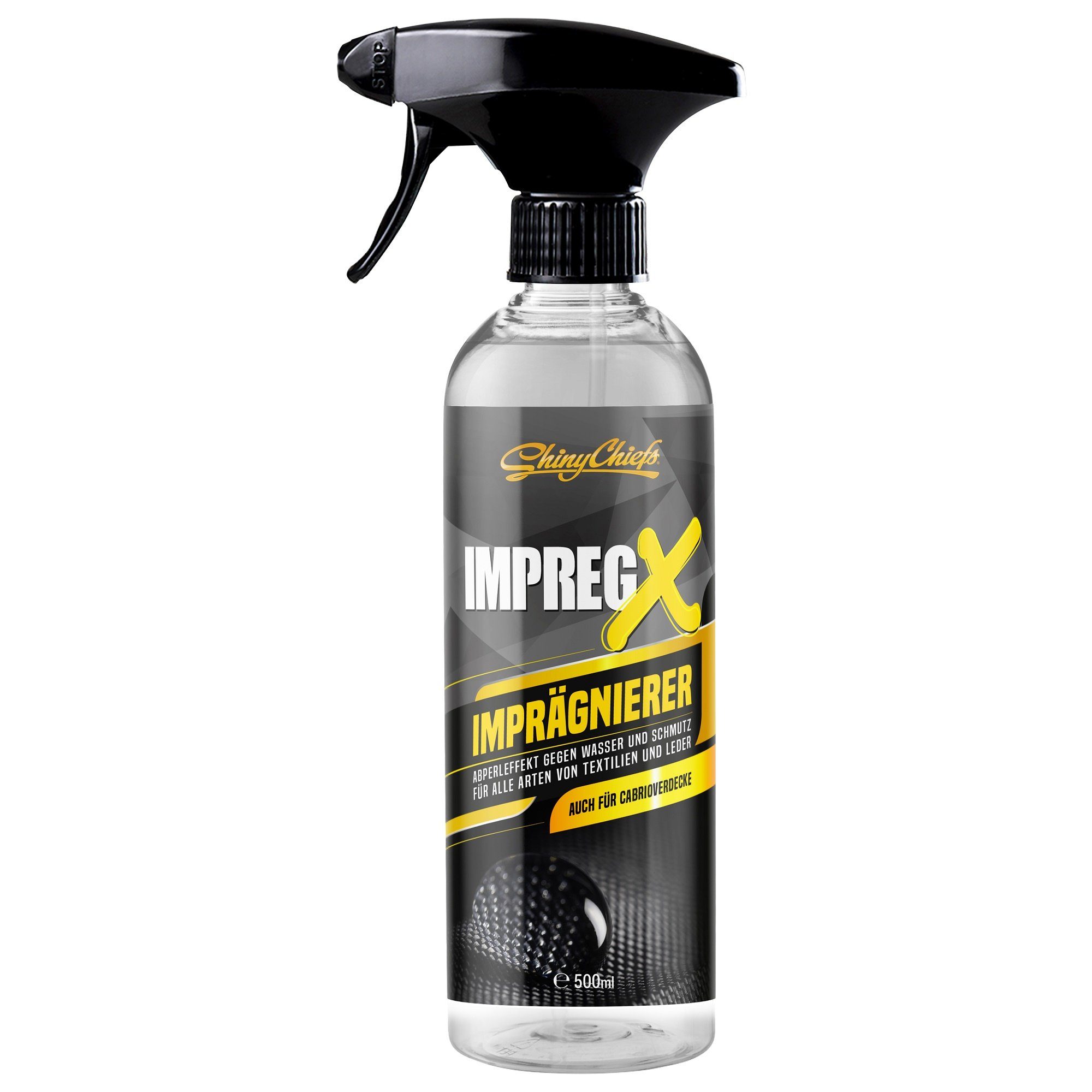 ShinyChiefs IMPREG X Leder und Textil- IMPRÄGNIERER 500ml - Auto-Reinigungsmittel (1-St)