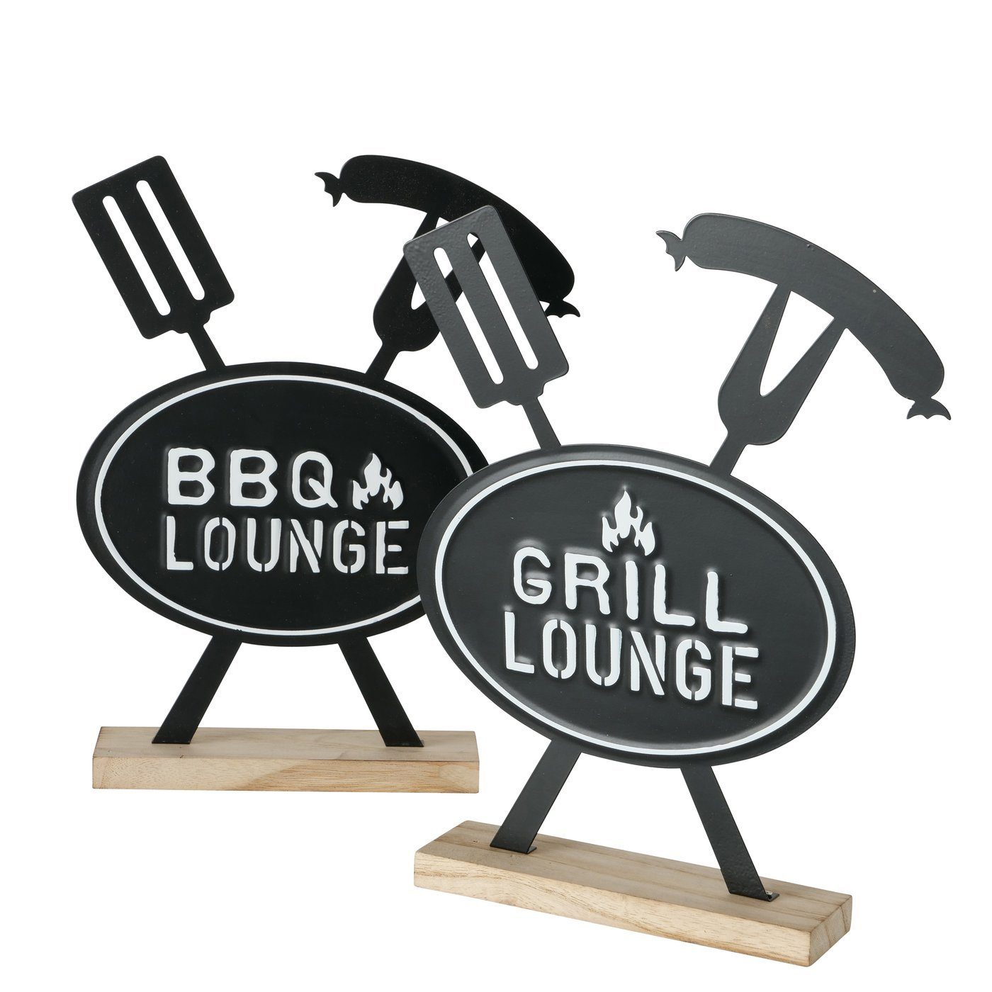 BOLTZE Wandbild, Grillen, Grosser toller Griller Aufsteller Modell BBQ LOUNGE Masse 3