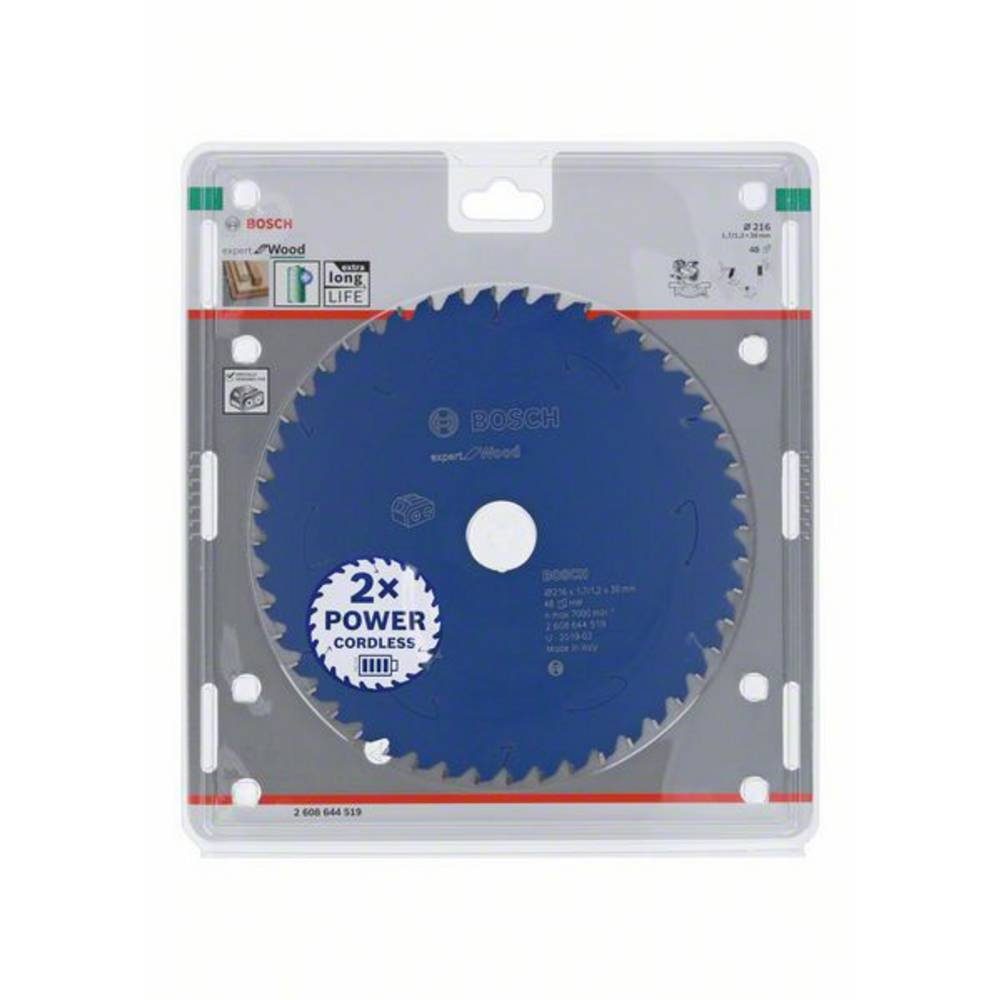 BOSCH Kreissägeblatt for Wood Akku-Kreissägeblatt Expert