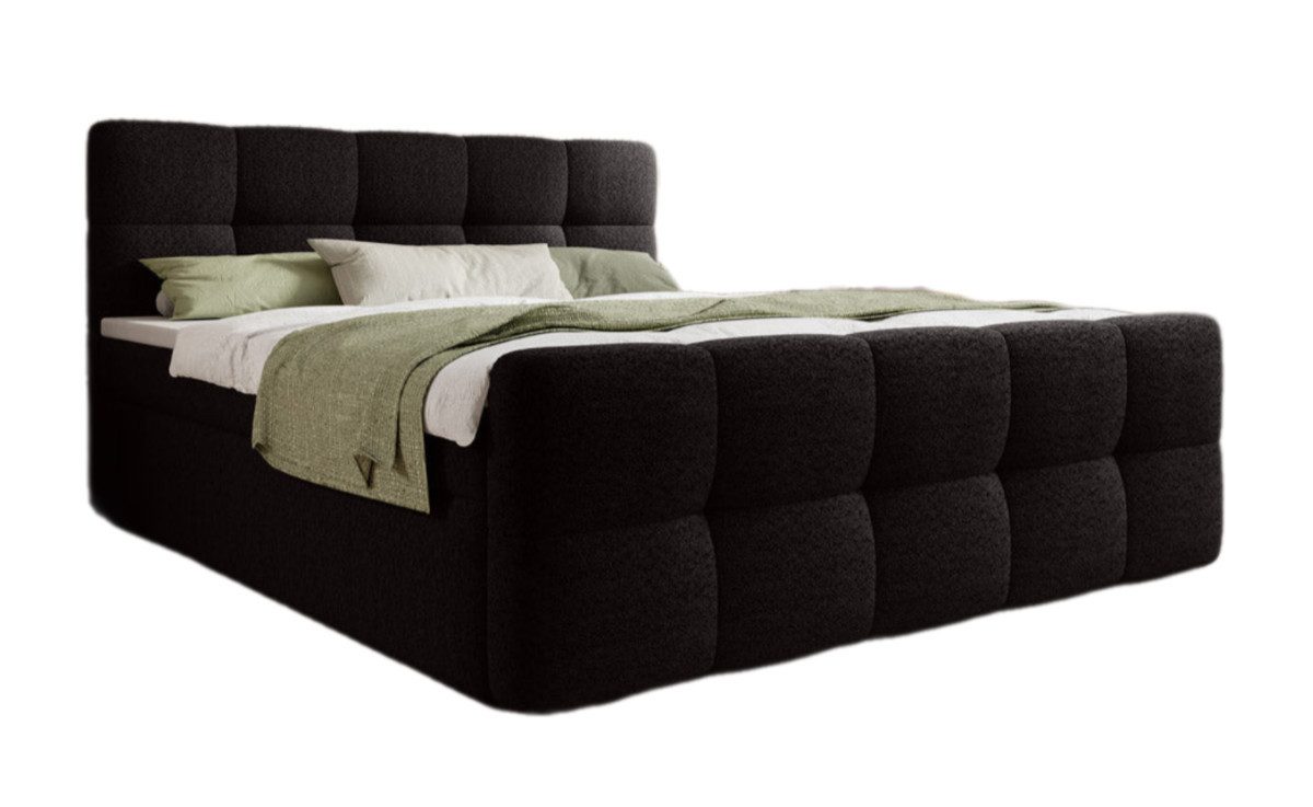 Luxusbetten24 Boxspringbett Cozy Bouclé, ohne Topper günstig online kaufen