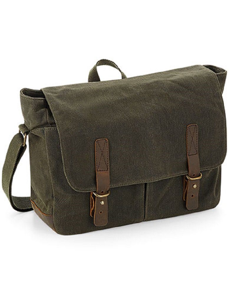 Quadra Umhängetasche Canvas Tasche Messenger Bag / 34x26x12 cm / Laptop-Tas günstig online kaufen